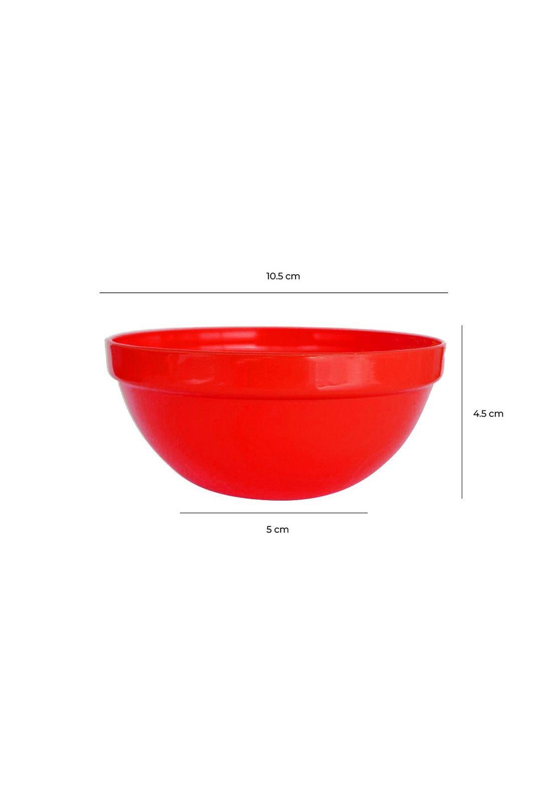 Set de 6 Pocillo Compotera Roja 10 cms - Policarbonato-2