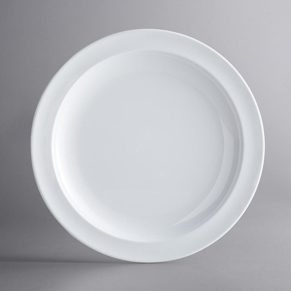 SET DE 6 PLATO PIZZA BLANCO 24.5 CM.-2