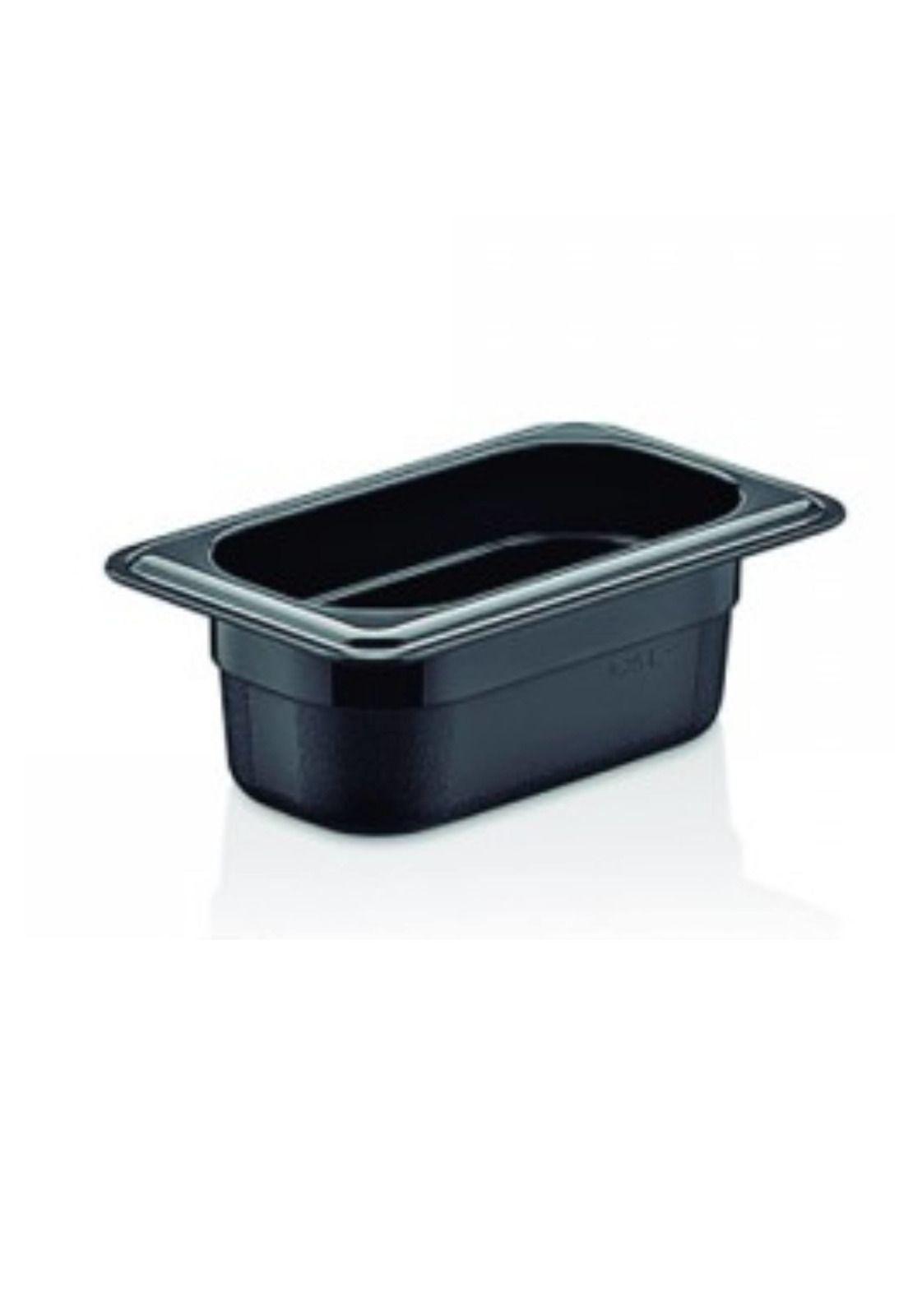 CONTENEDOR POLICARBONATO NEGRO GN 1/4x10 cms-2