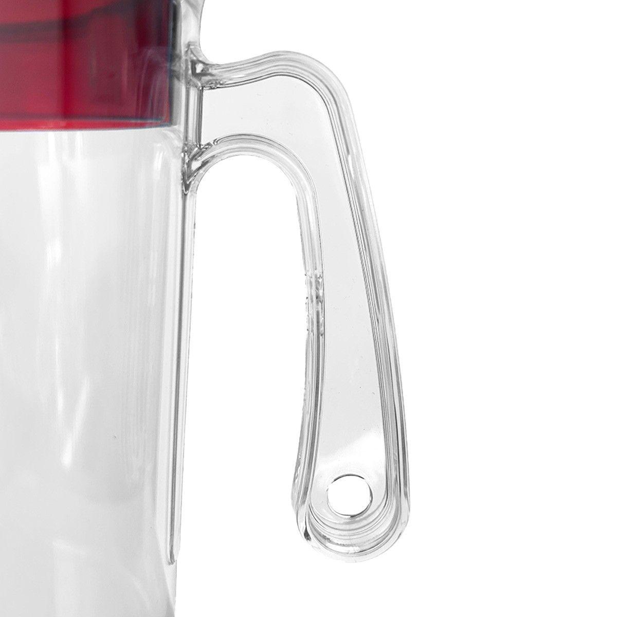 JARRO GRADUADO POLICARBONATO TRANSPARENTE CON TAPA 2 LITROS-3