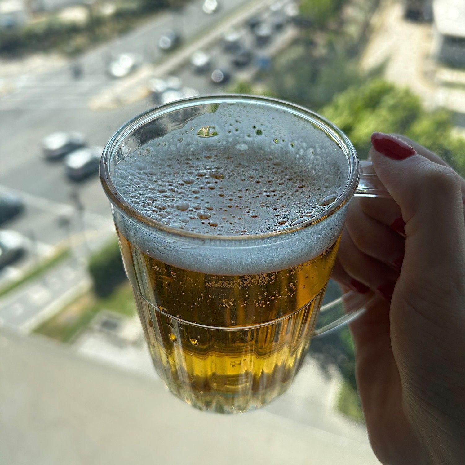 SET DE 4 MUGS CERVEZA POLICARBONATO 400 CC TRANSPARENTE-2