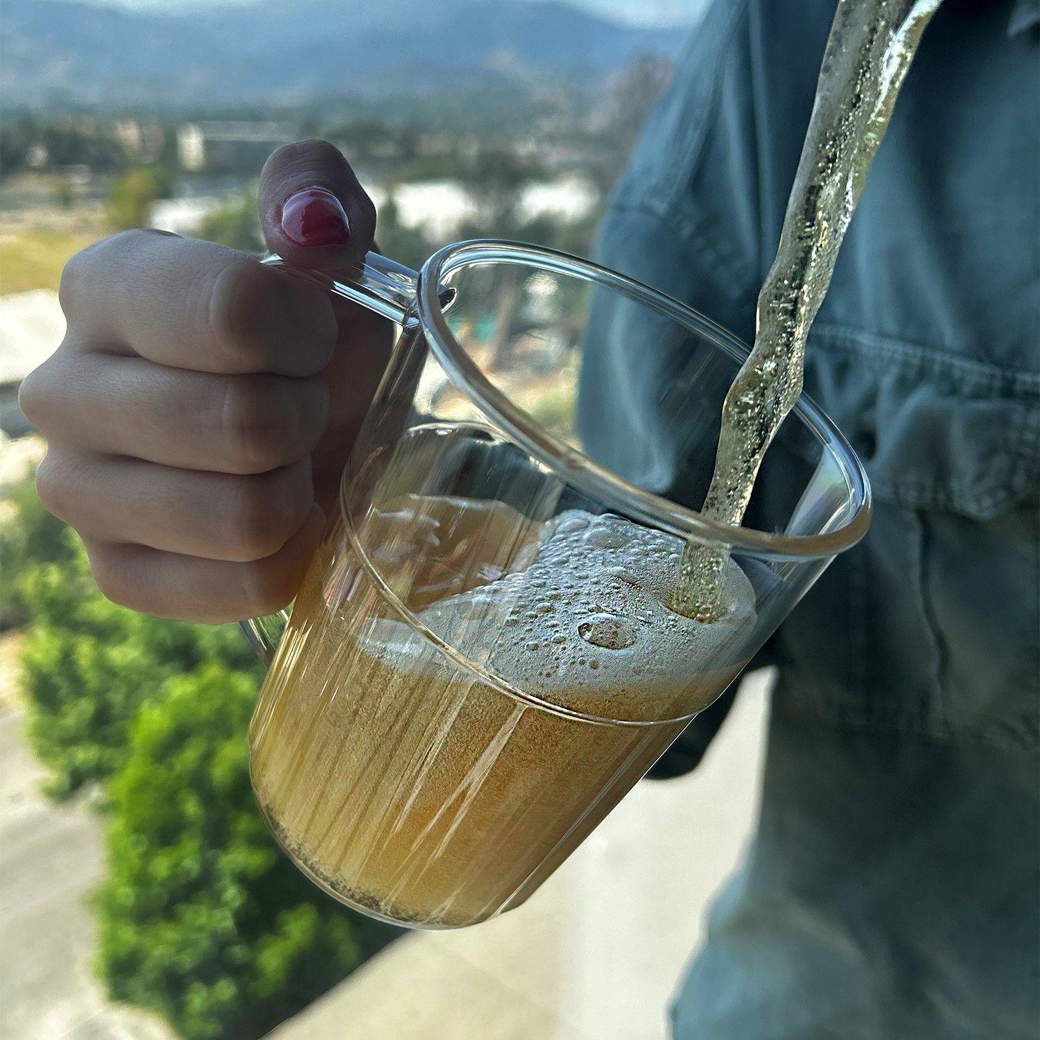 SET DE 4 MUGS CERVEZA POLICARBONATO 400 CC TRANSPARENTE-3