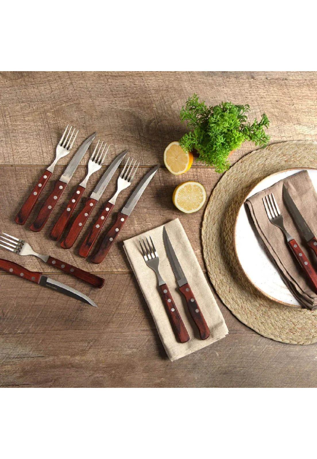 SET DE CUCHILLOS DENTADO SOLLEWOOD HOJA 11 CMS.-2