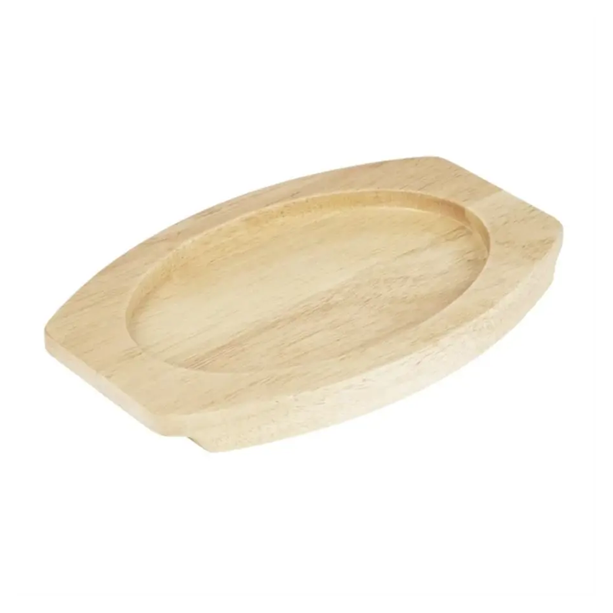 SARTEN HIERRO OVALADO CON BASE MADERA 27.6X15.2X4.5 CM-5