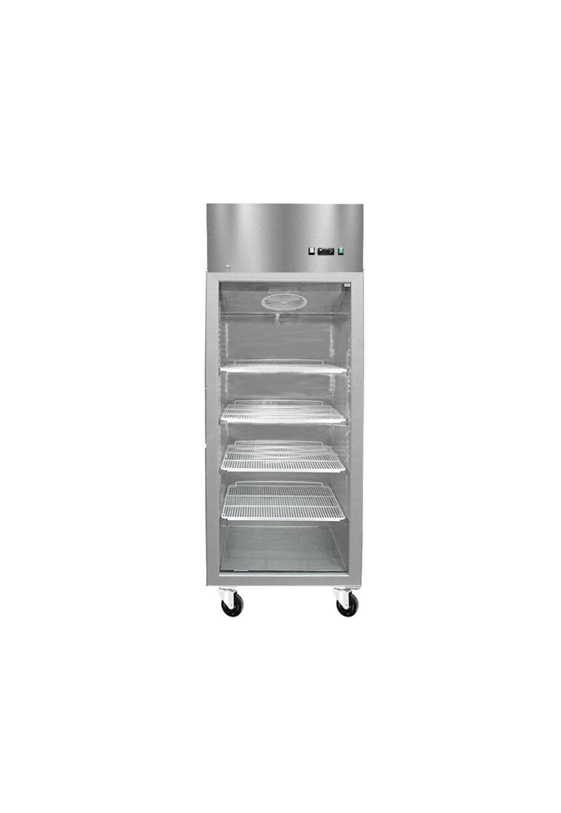 CONGELADOR ACERO INOX PUERTA VIDRIO SINGLE 700 LITROS-2