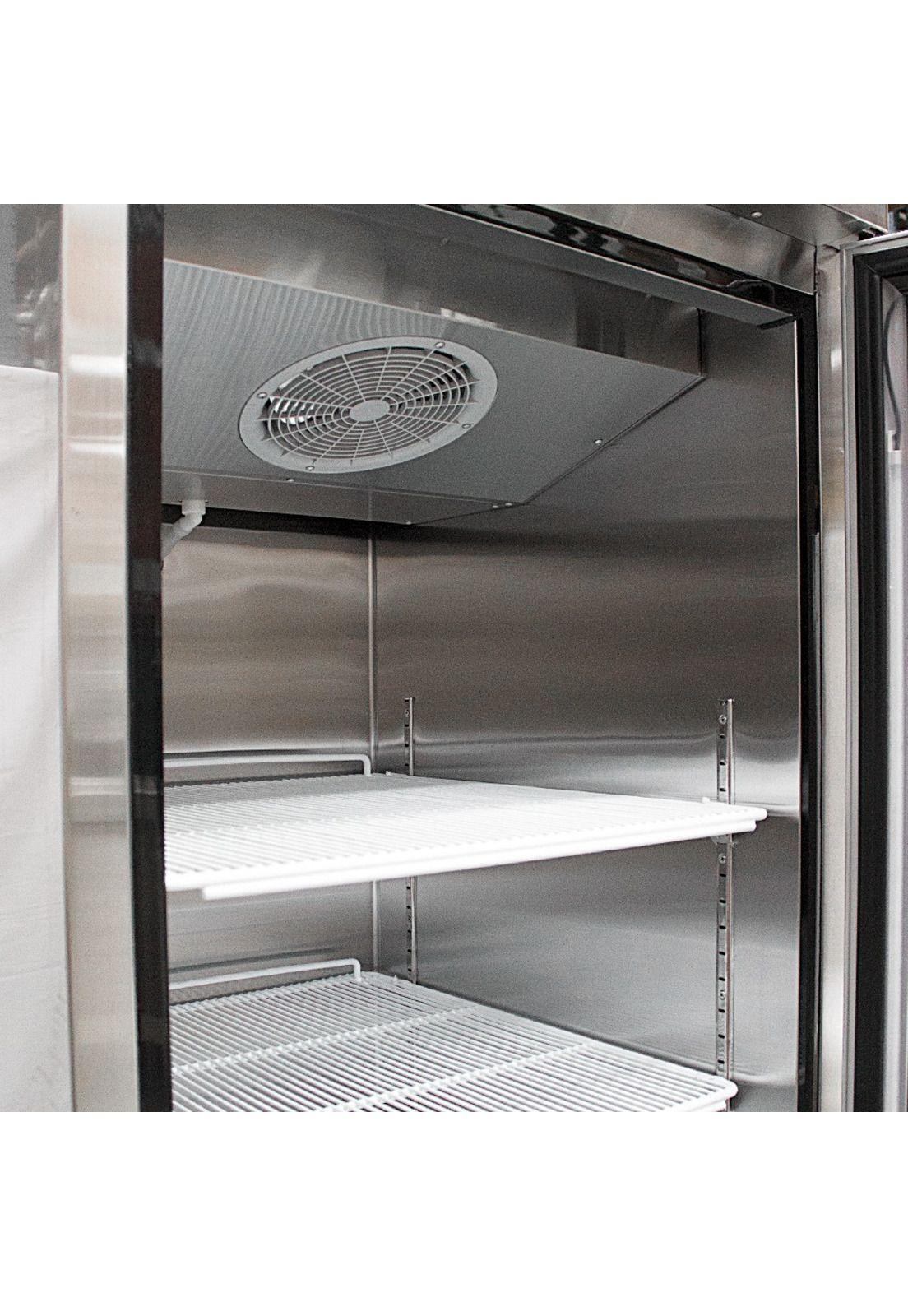 CONGELADOR ACERO INOX PUERTA VIDRIO SINGLE 700 LITROS-3
