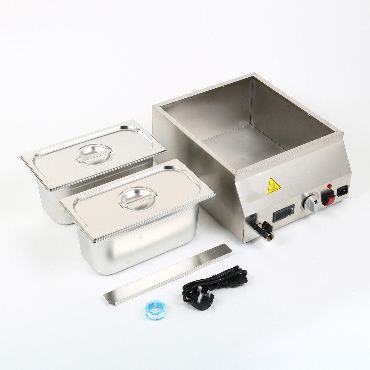 MAQUINA PARA DERRETIR  Y MANTENER CHOCOLATE 2 X 1/3 GN-8