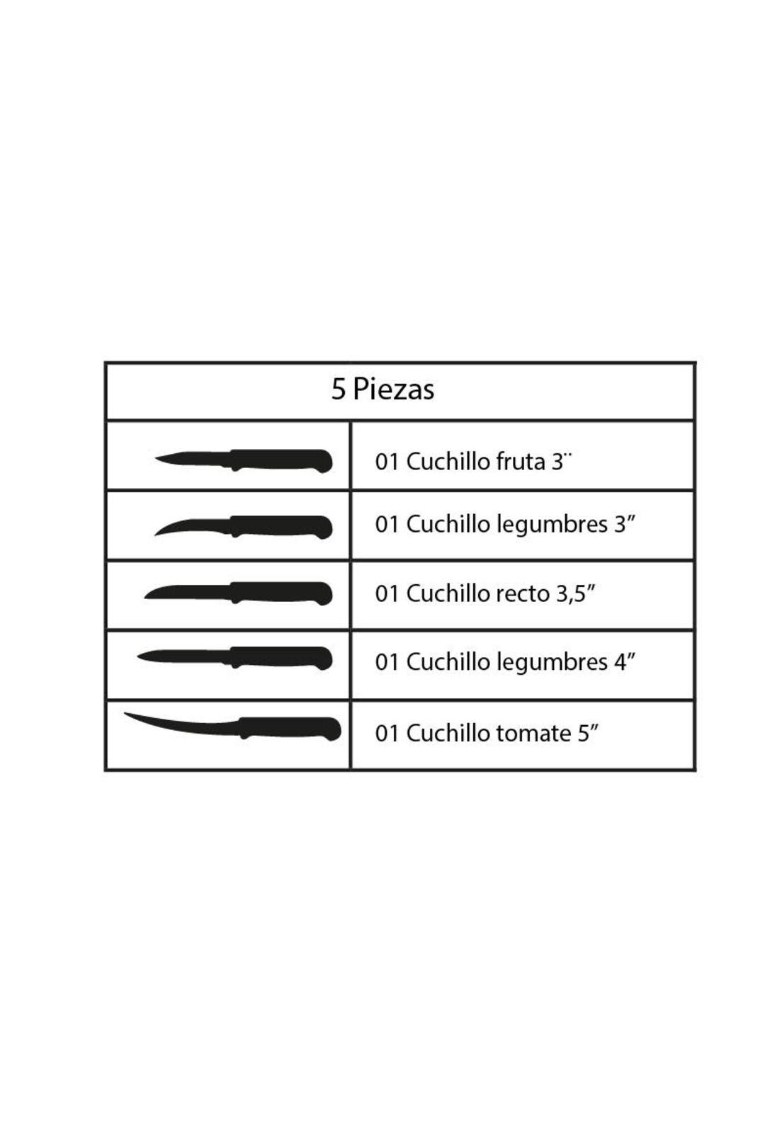 KIT DE 5 CUCHILLOS DE LEGUMBRES BLANCO-4