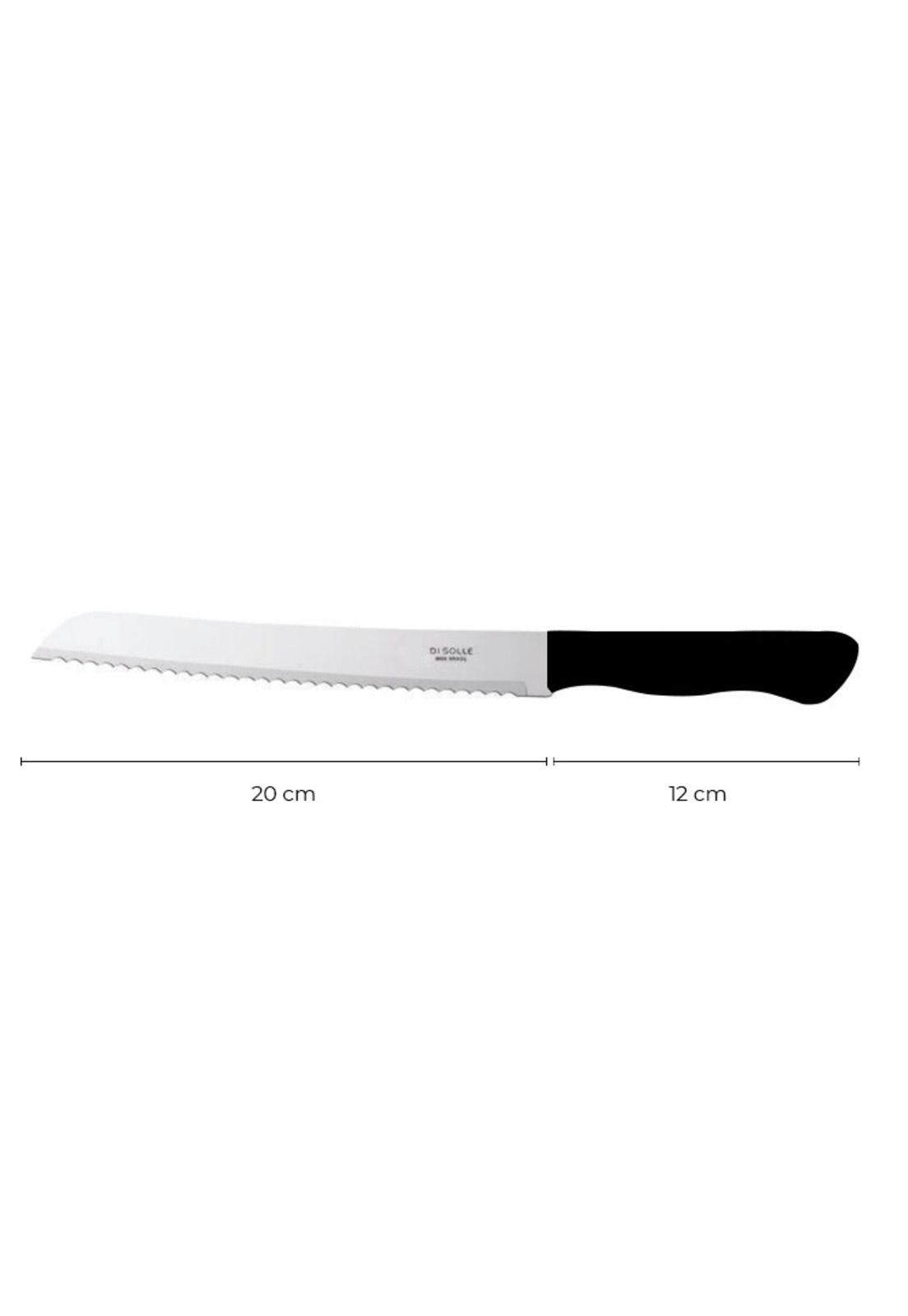 CUCHILLO PAN 20 CM NEGRO MODELO PARATY-3