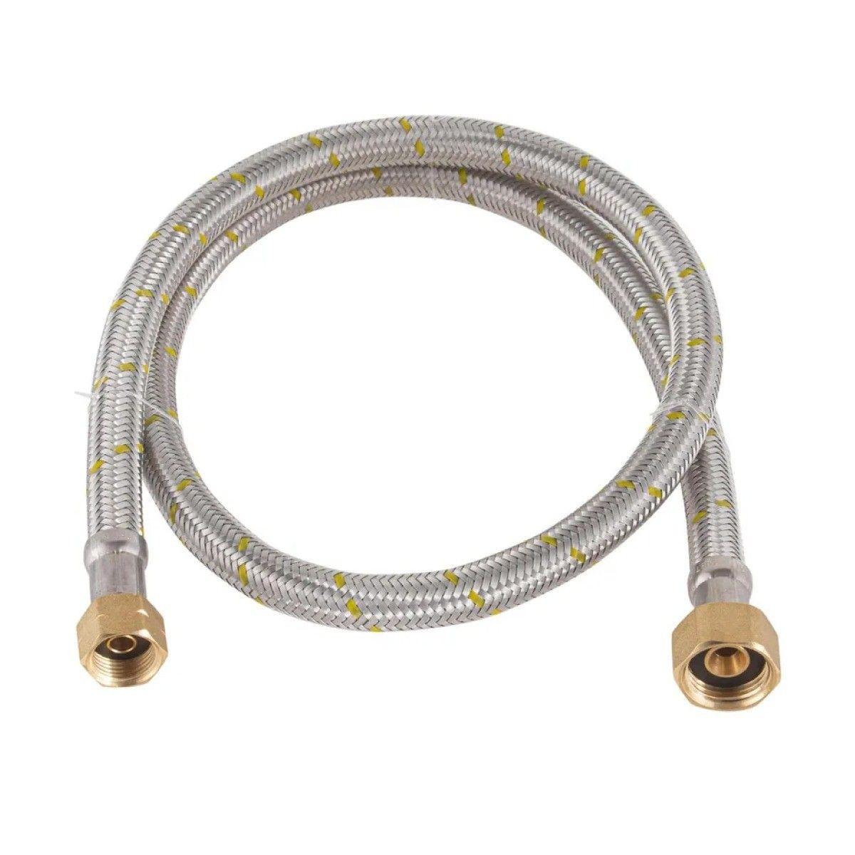 KIT REGULADOR + FLEXIBLE GAS 1/2 X 3/8 1 METRO-2