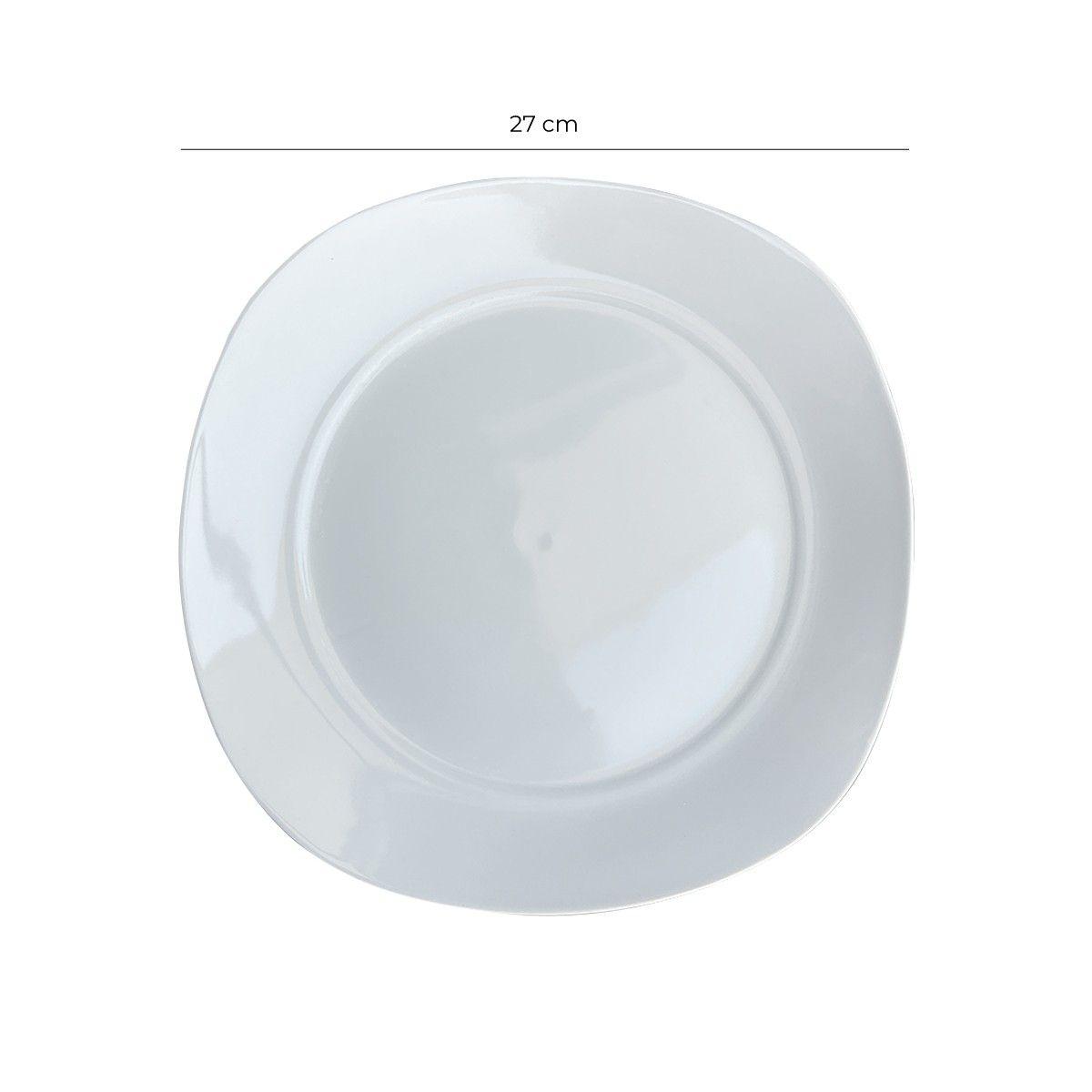 SET 6 PLATO PORCELANA DEGUSTACION 27 CMS LÍNEA PADUA-2