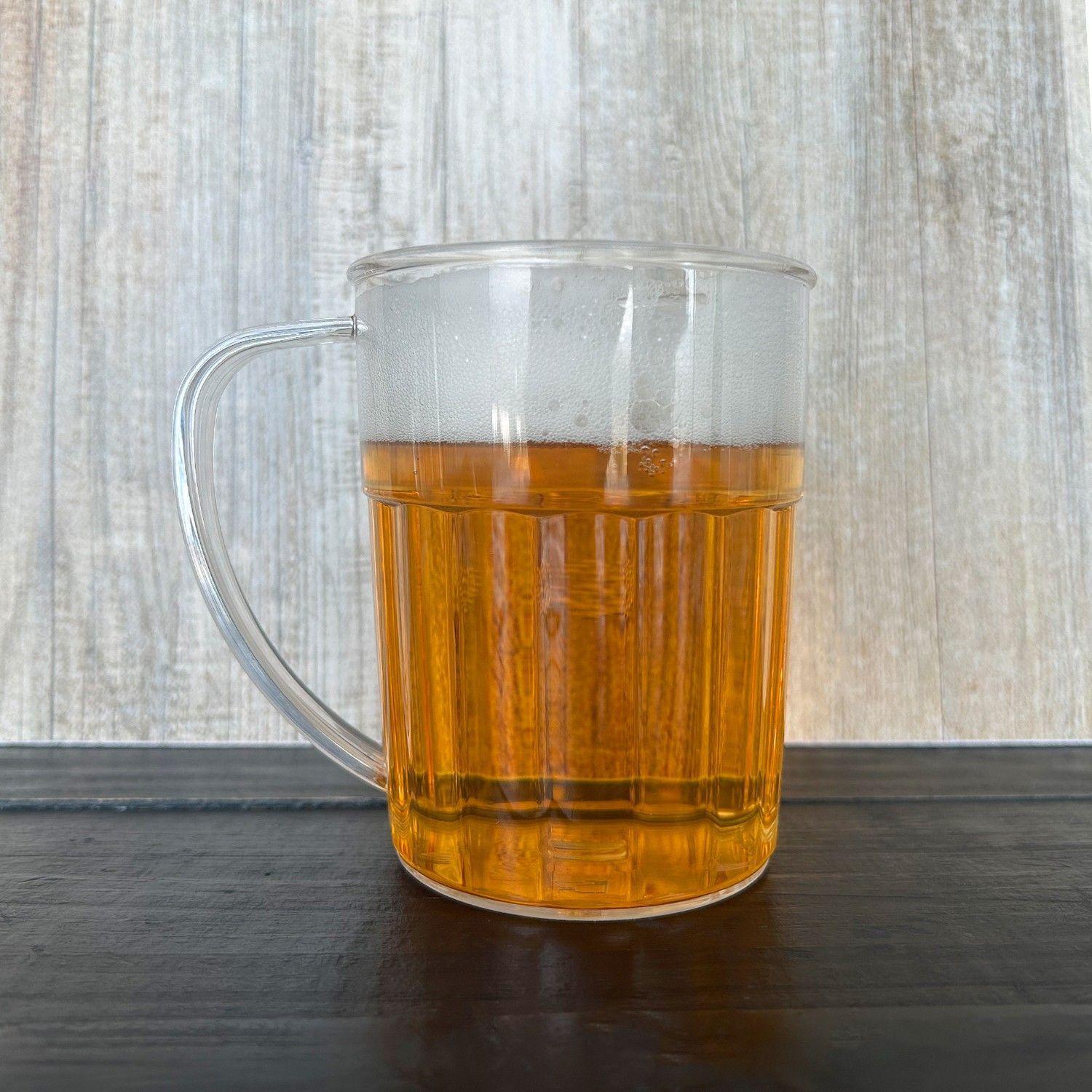 SET DE 6 MUGS CERVEZA POLICARBONATO 400 CC TRANSPARENTE-3