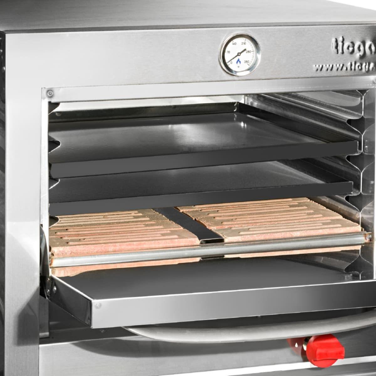 HORNO 1 CÁMARA INOXIDABLE 50X50 GLP-3