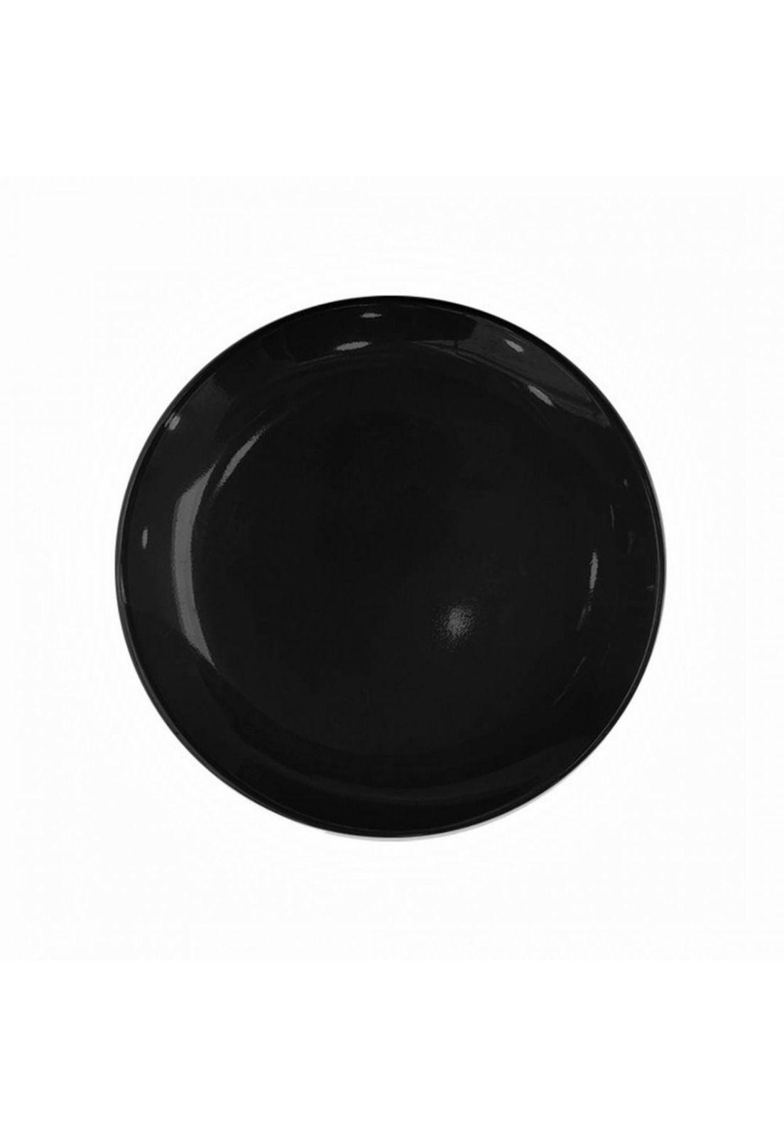 Set de 4 Platos Melamina 16 Cm. Negro-1