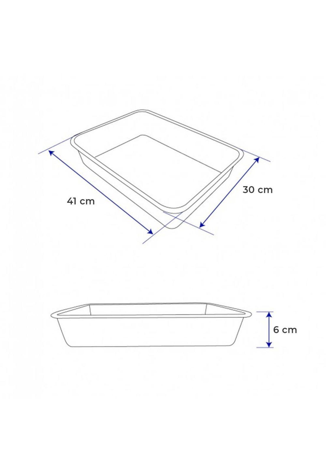 AZAFATE ACERO INOX MED. 41 x 30 x 6  CM-4