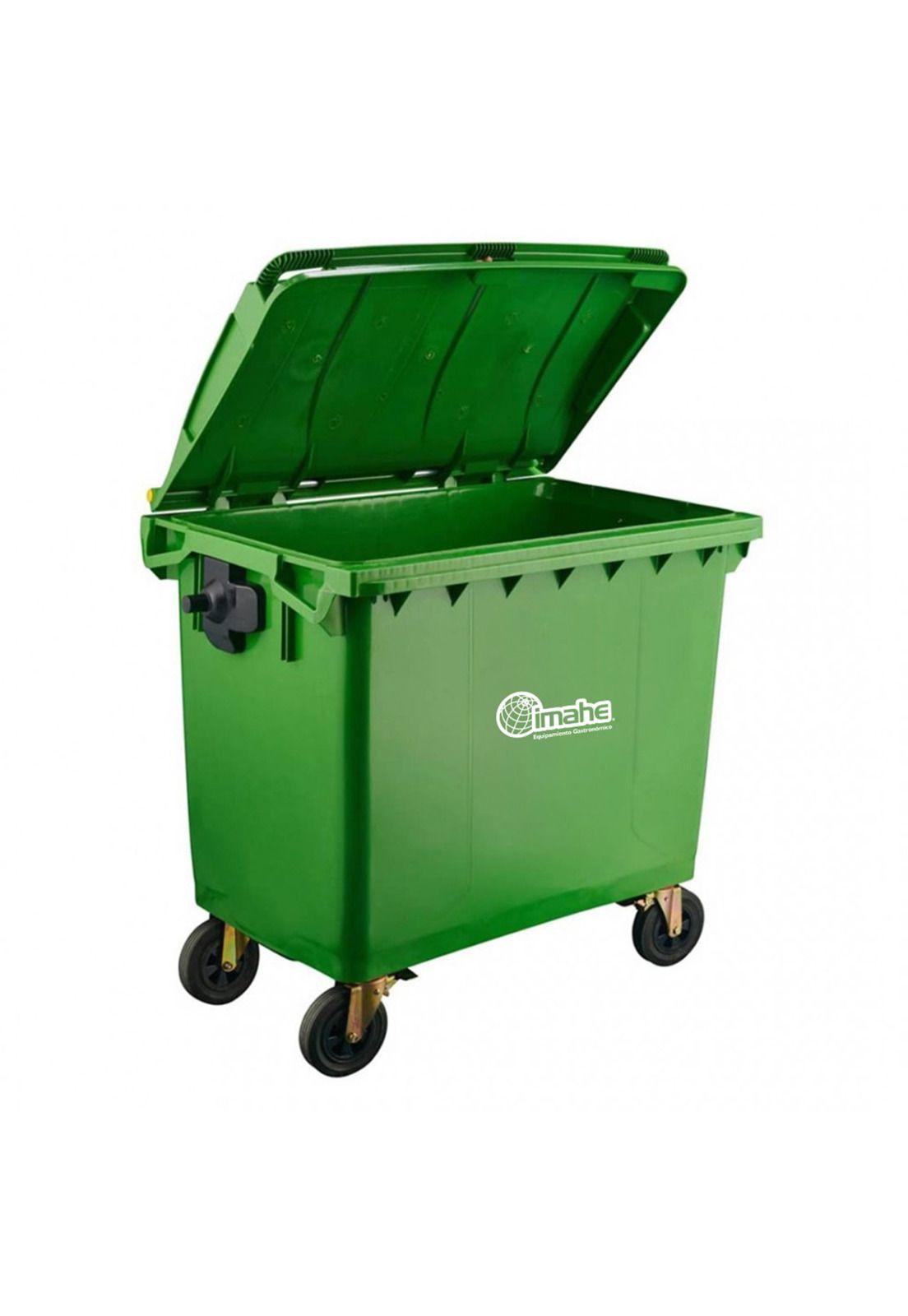 Basurero 660 Litros Color Verde-1
