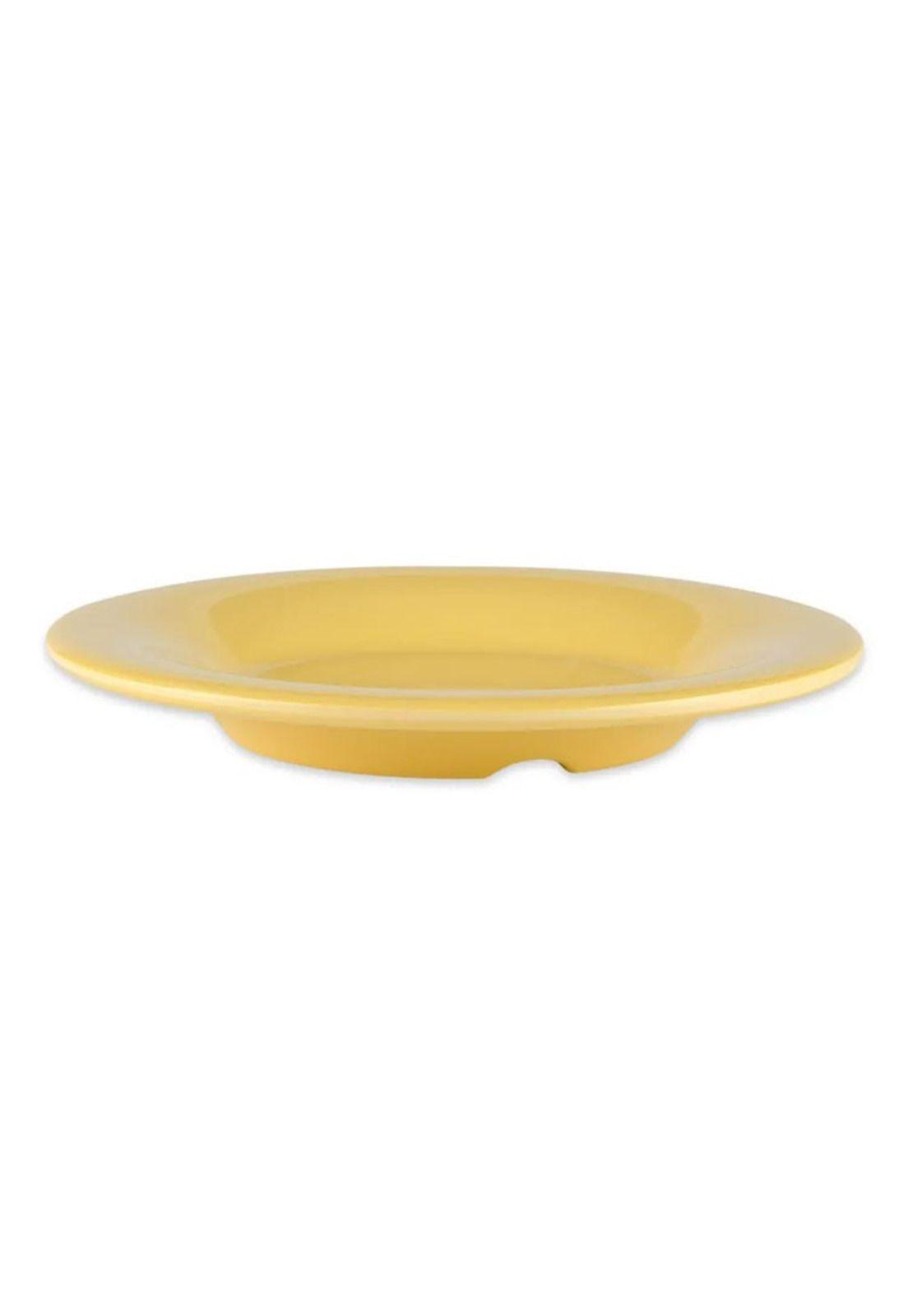 Set De 6 PLATO MELAMINA AMARILLO 14 cm-3