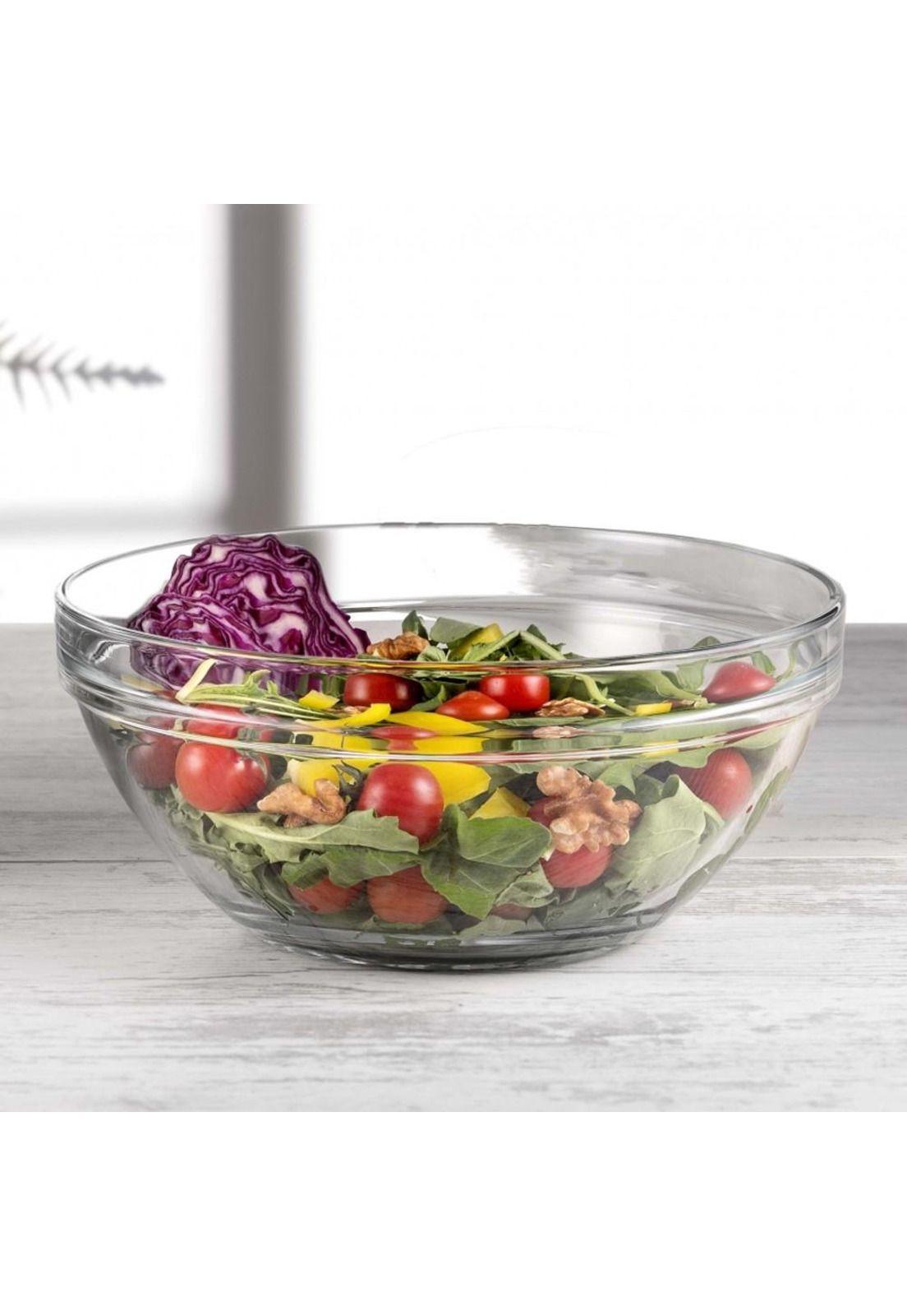 Set De 6 Bowl Vidrio Templado 26 Cm.-1