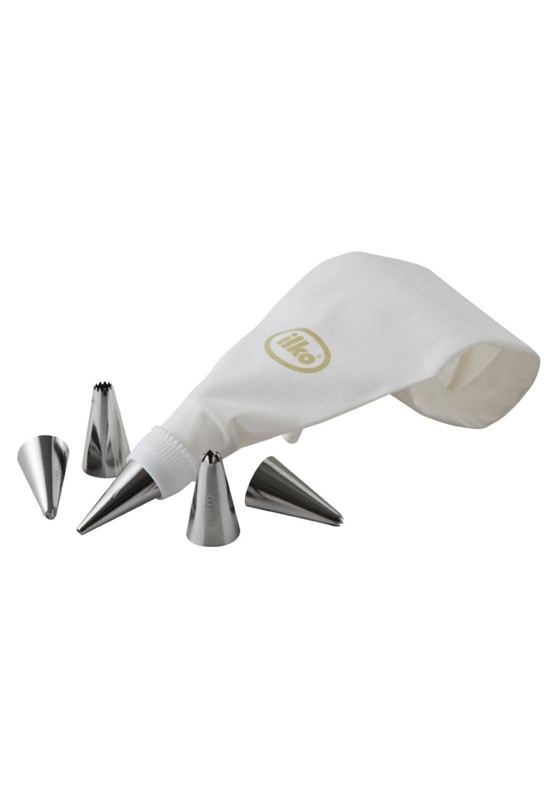 MANGA REPOSTERA + 5 BOQUILLAS INOX PASTRY-0