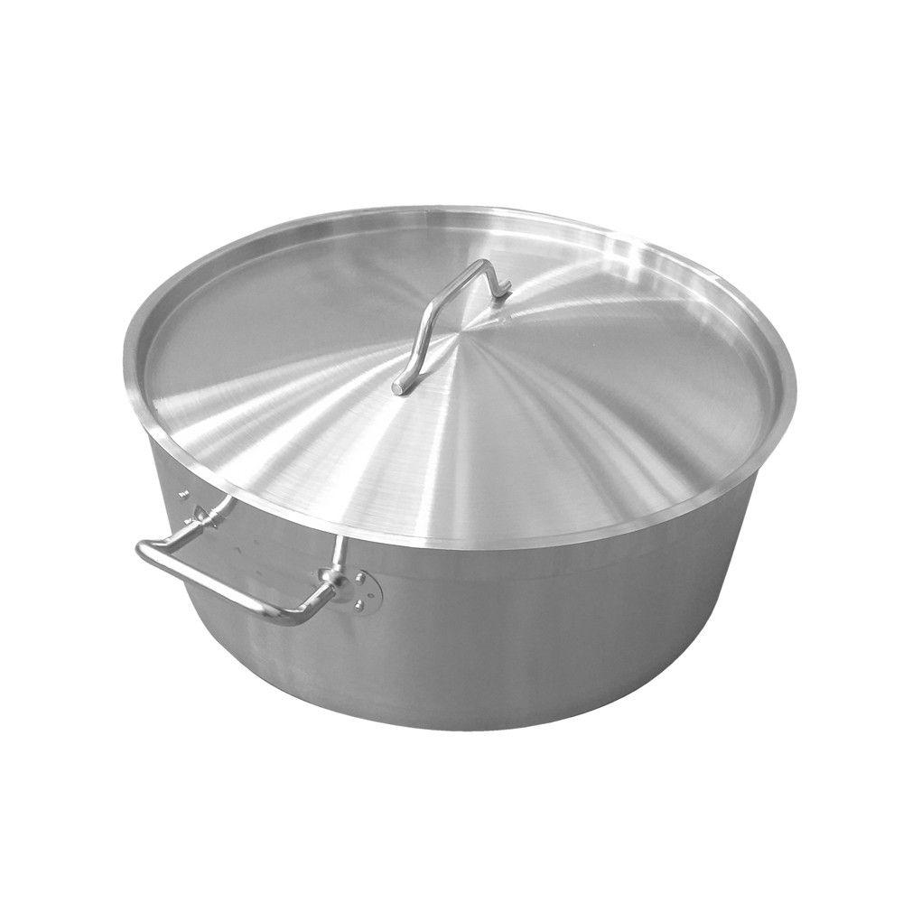 OLLA ARROCERA ACERO INOXIDABLE CON TAPA Y FONDO DIFUSOR 27 LTS-2