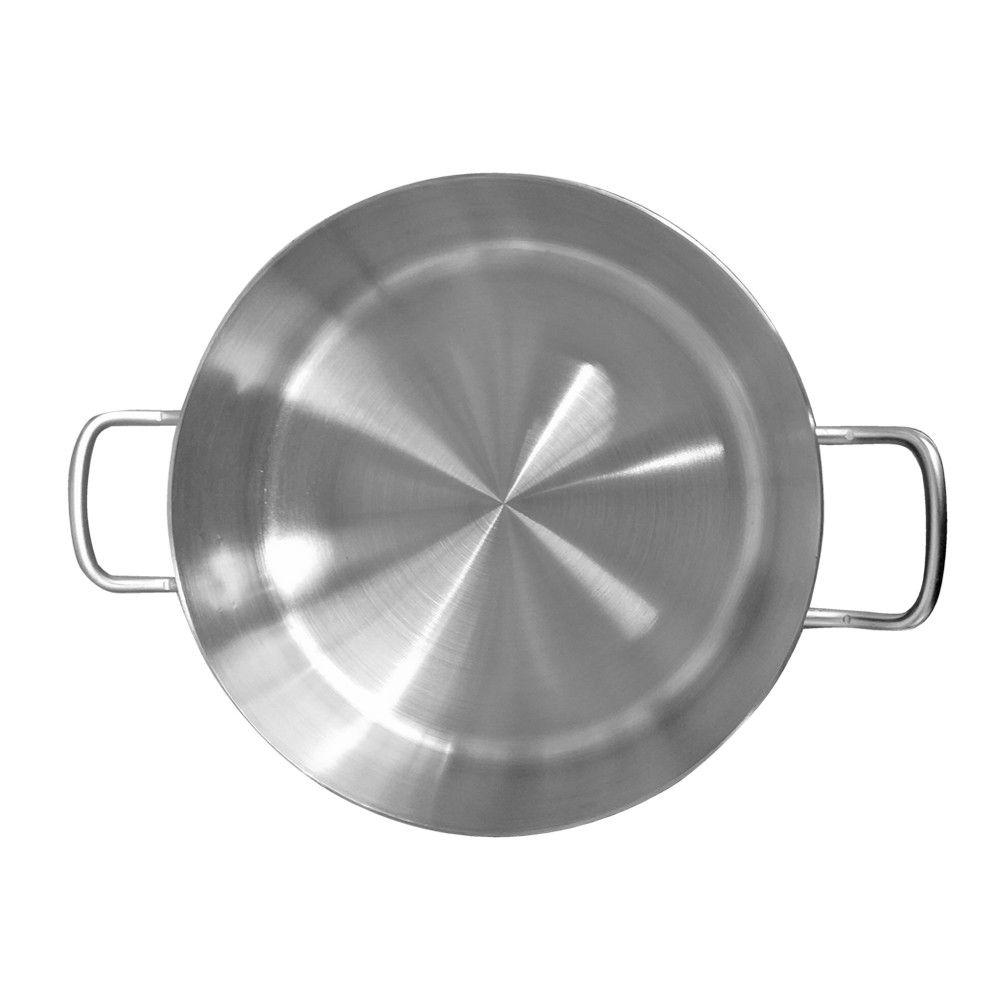 OLLA ARROCERA ACERO INOXIDABLE CON TAPA Y FONDO DIFUSOR 27 LTS-6