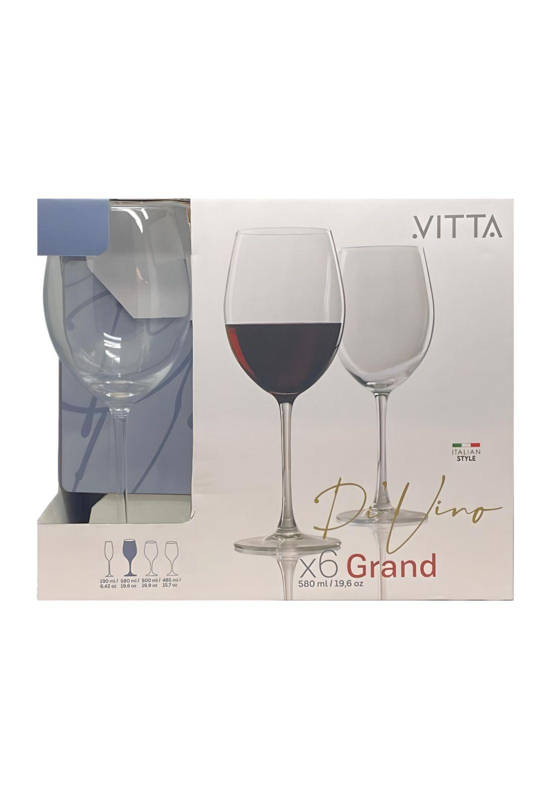 SET 6 COPAS VINO 580 ML LINEA DI VINO-4