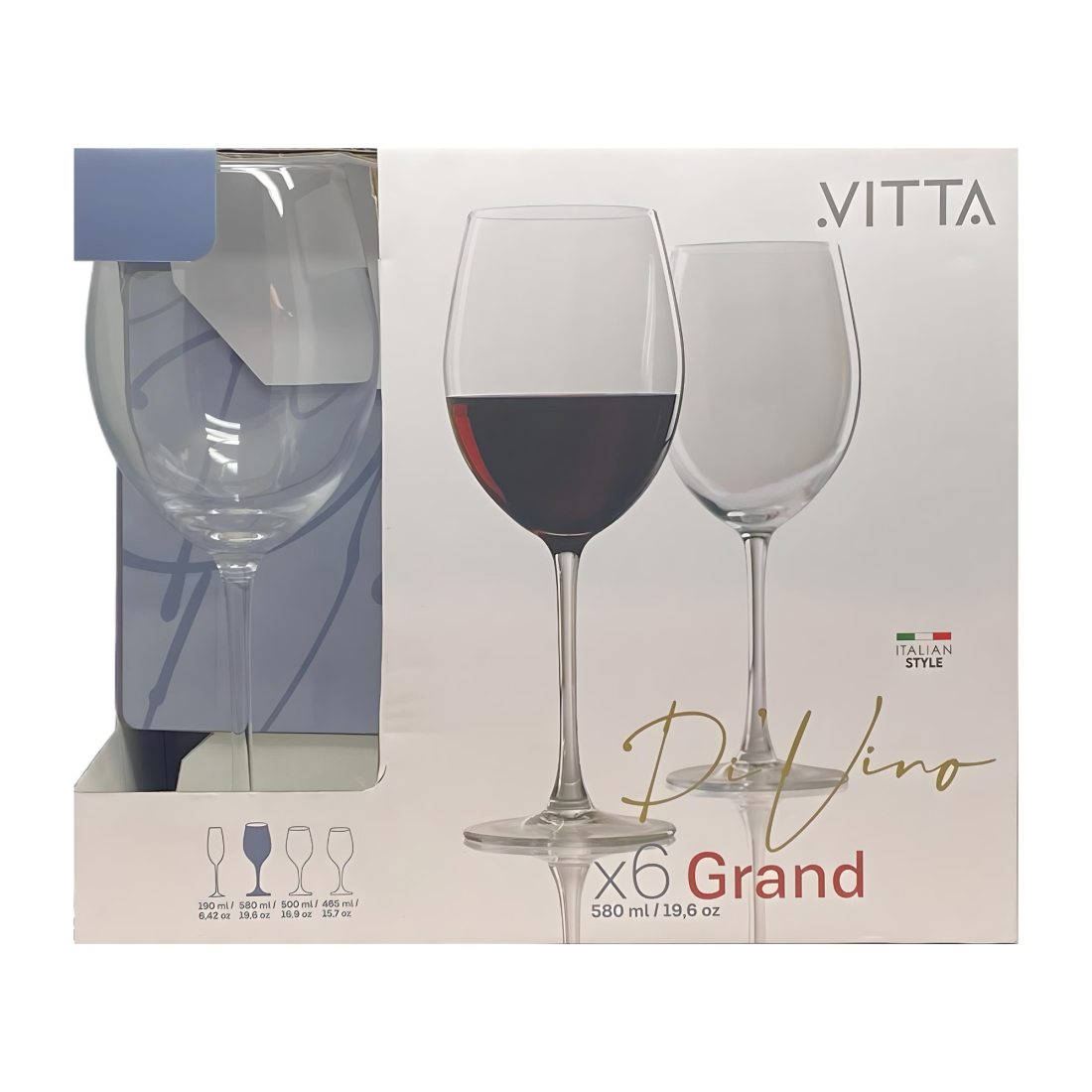 SET 6 COPAS VINO 580 ML LINEA DI VINO-5