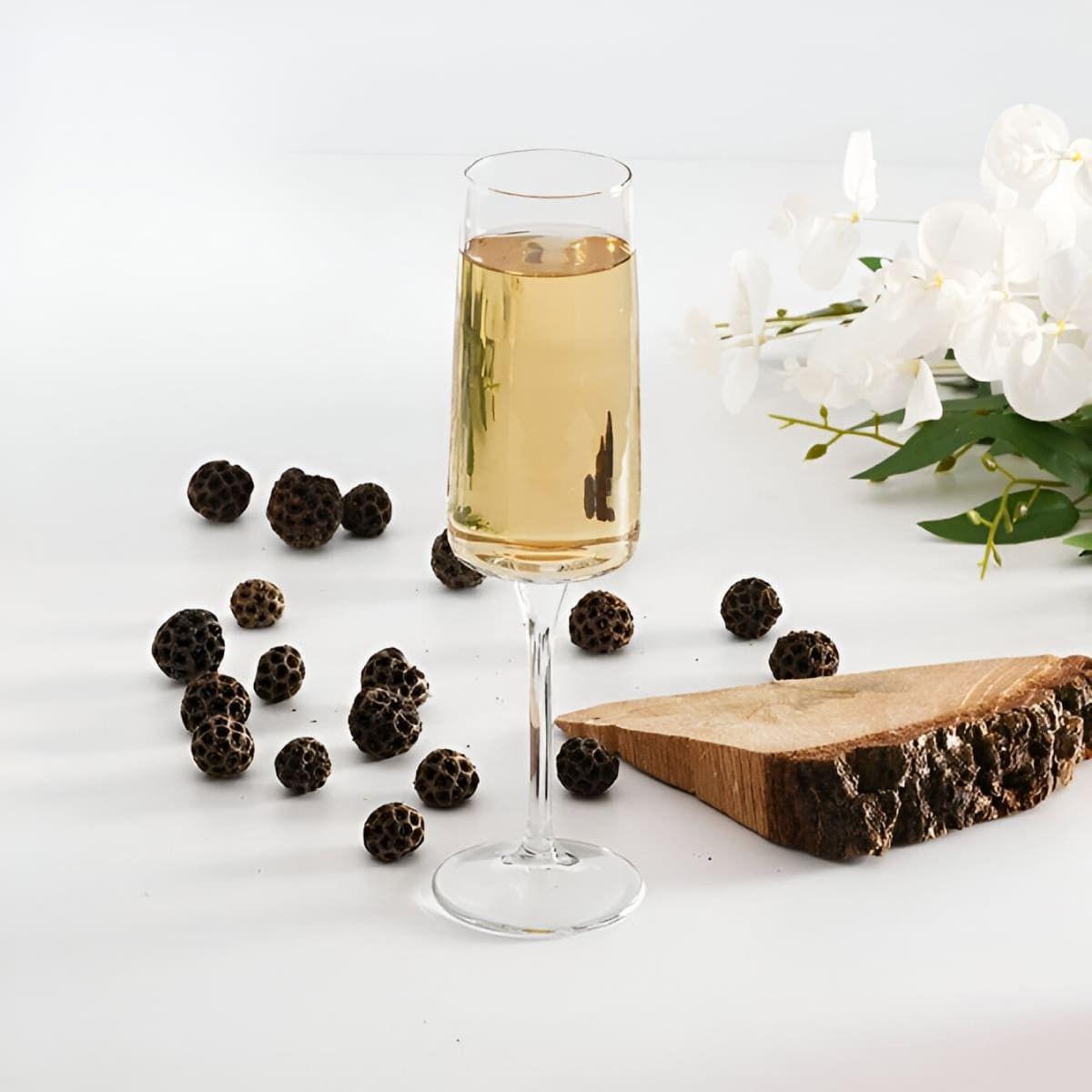 SET 6 COPAS CHAMPAGNE 190 CC LINEA ICONIC-2