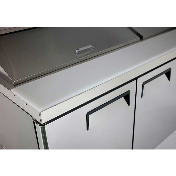 SALSERA REFRIGERADA 2 PUERTAS MEGATOP ACERO INOXIDABLE 153 CM NORKALT-2