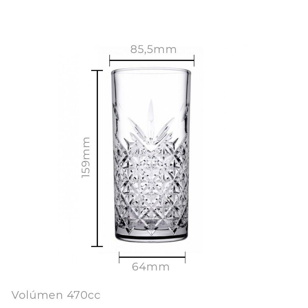 SET DE 4 VASOS REFRESCO 470 CC LINEA TIMELESS-2
