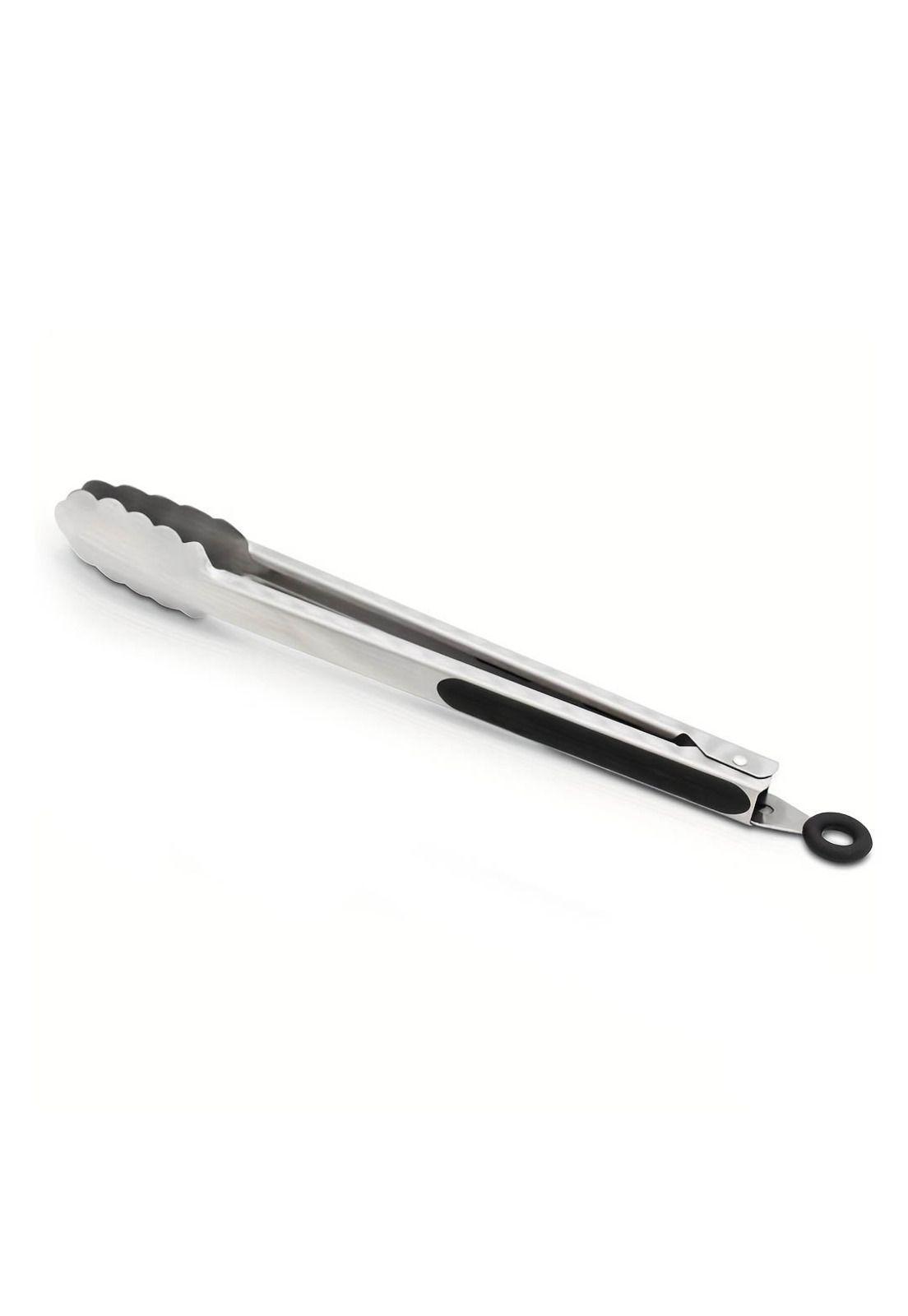 PINZA DE ACERO INOXIDABLE 30CM MANGO SILICONA-3