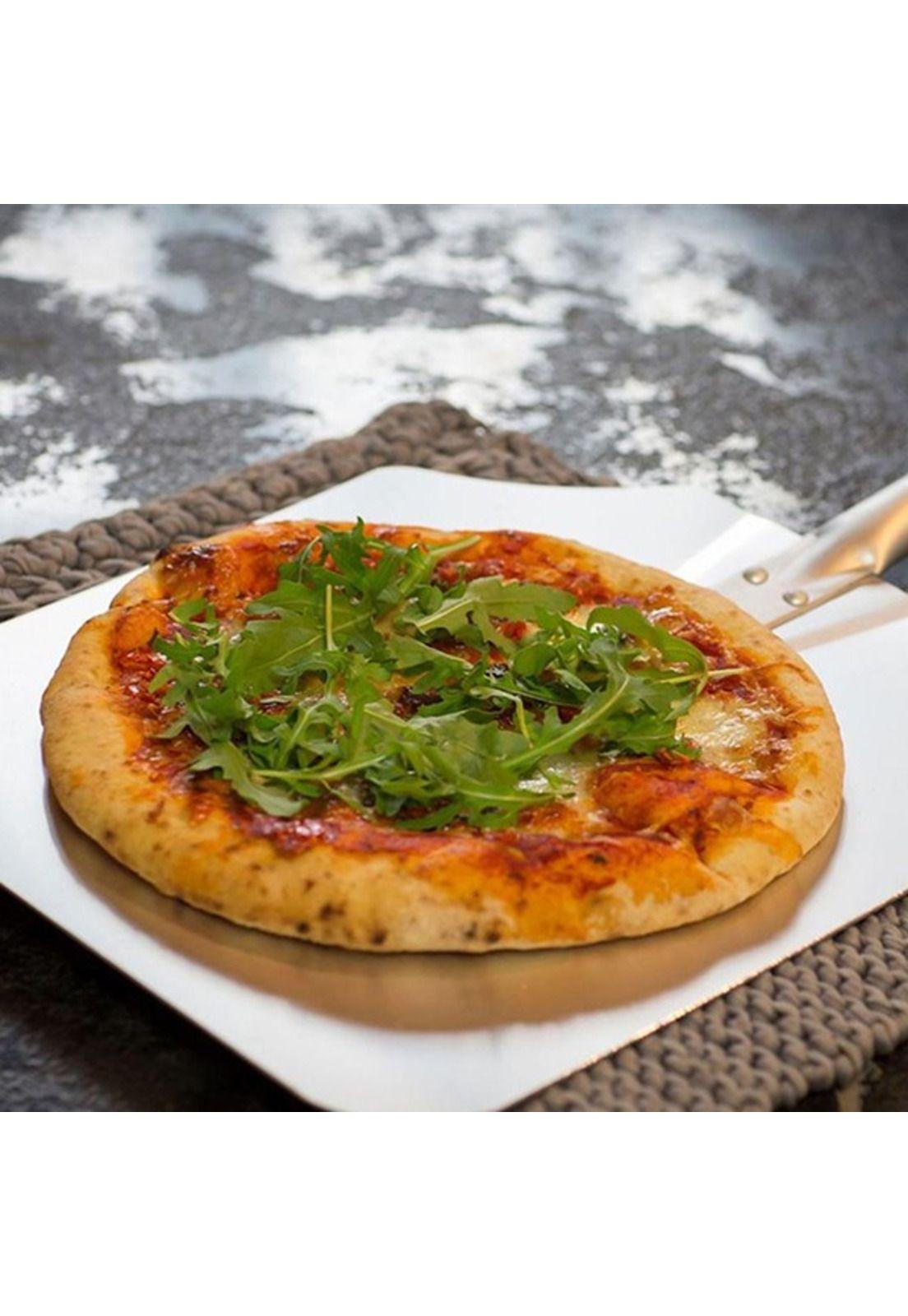 Pala De Pizza 35X30 Cm Con Mango De Madera-3