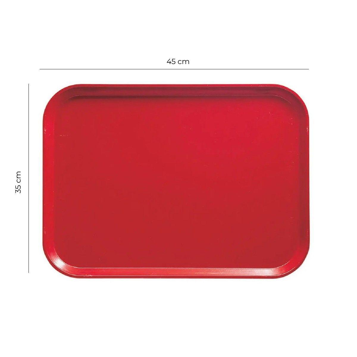 BANDEJA FIBRA DE VIDRIO ROJO INSIGNE-2