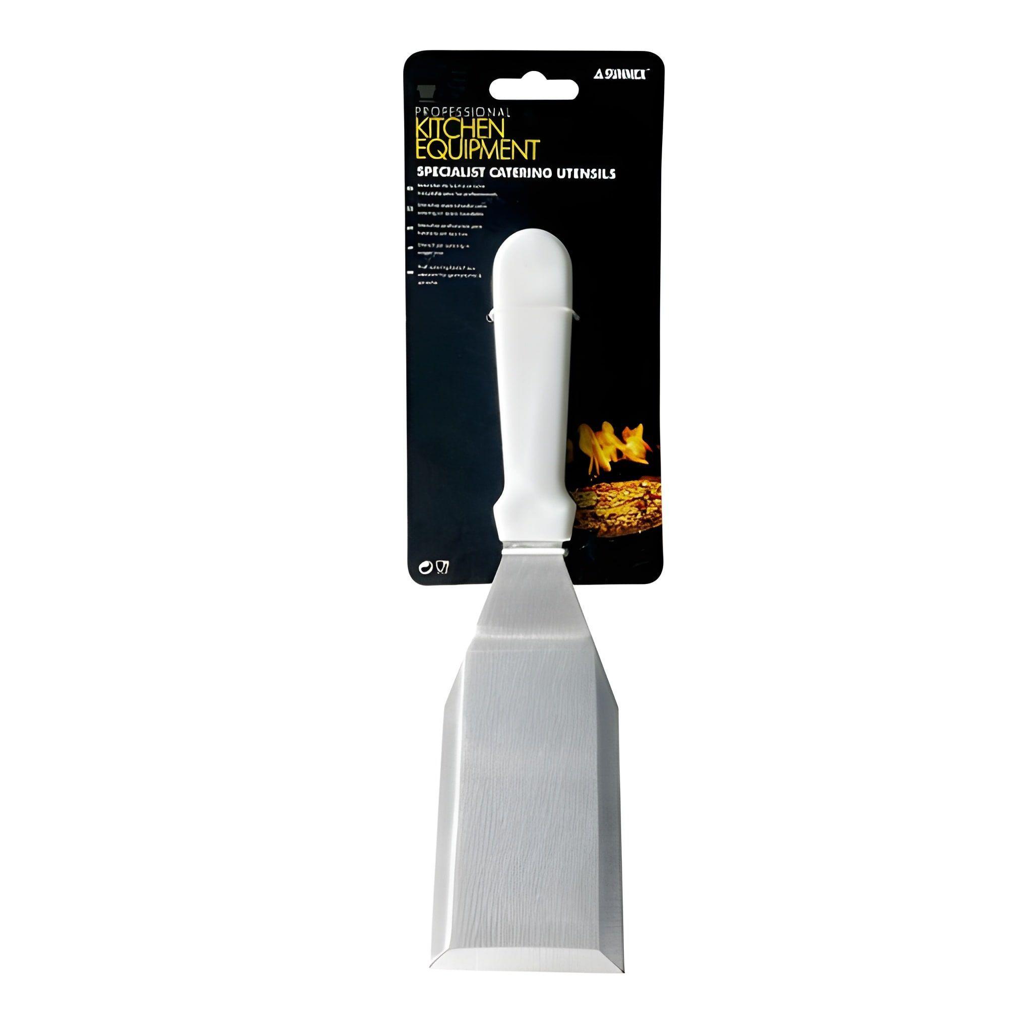 ESPATULA PLANCHA CURVA SOLIDA MANGO BLANCO 26 CM-3