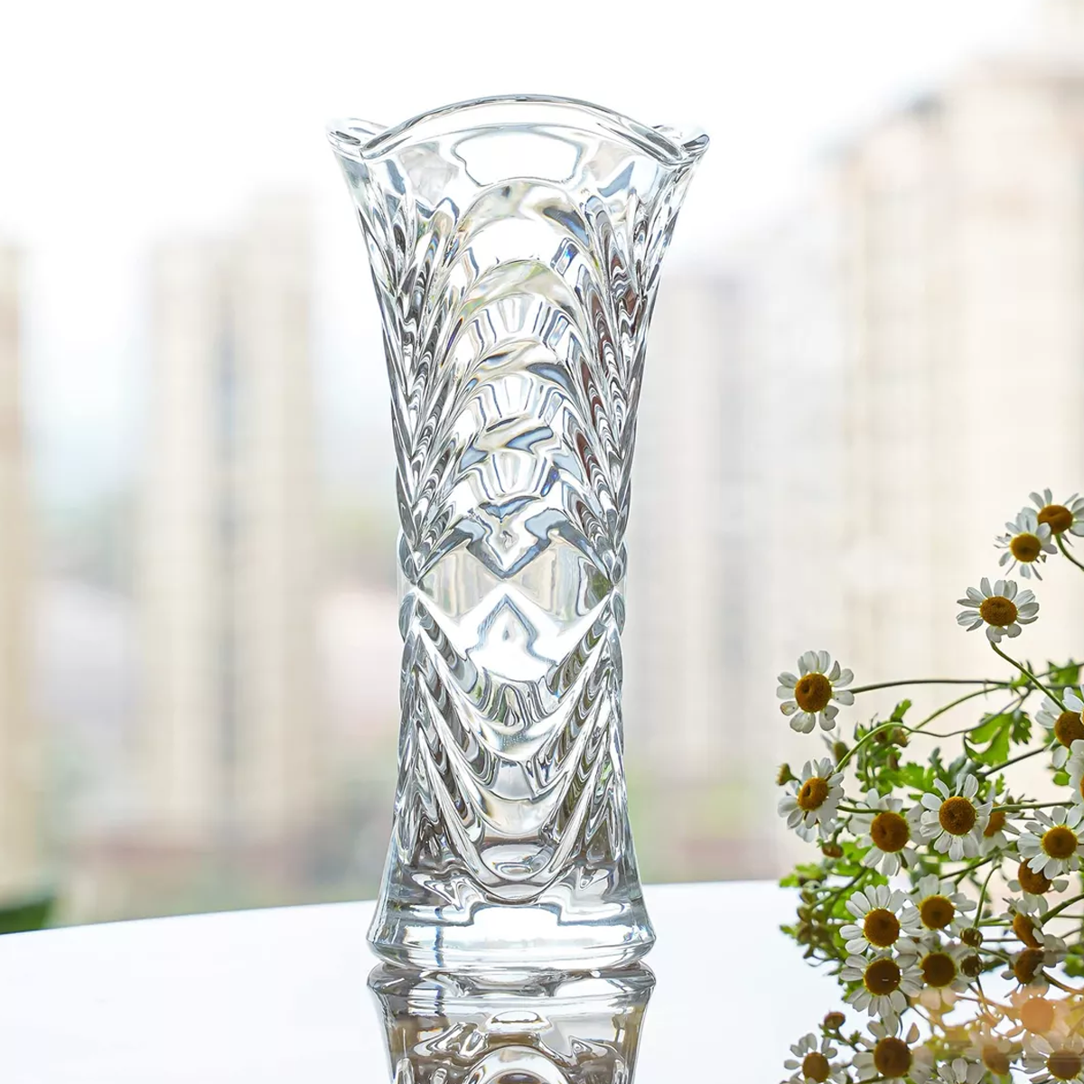 Florero Vidrio Redondo 18 Cm-3