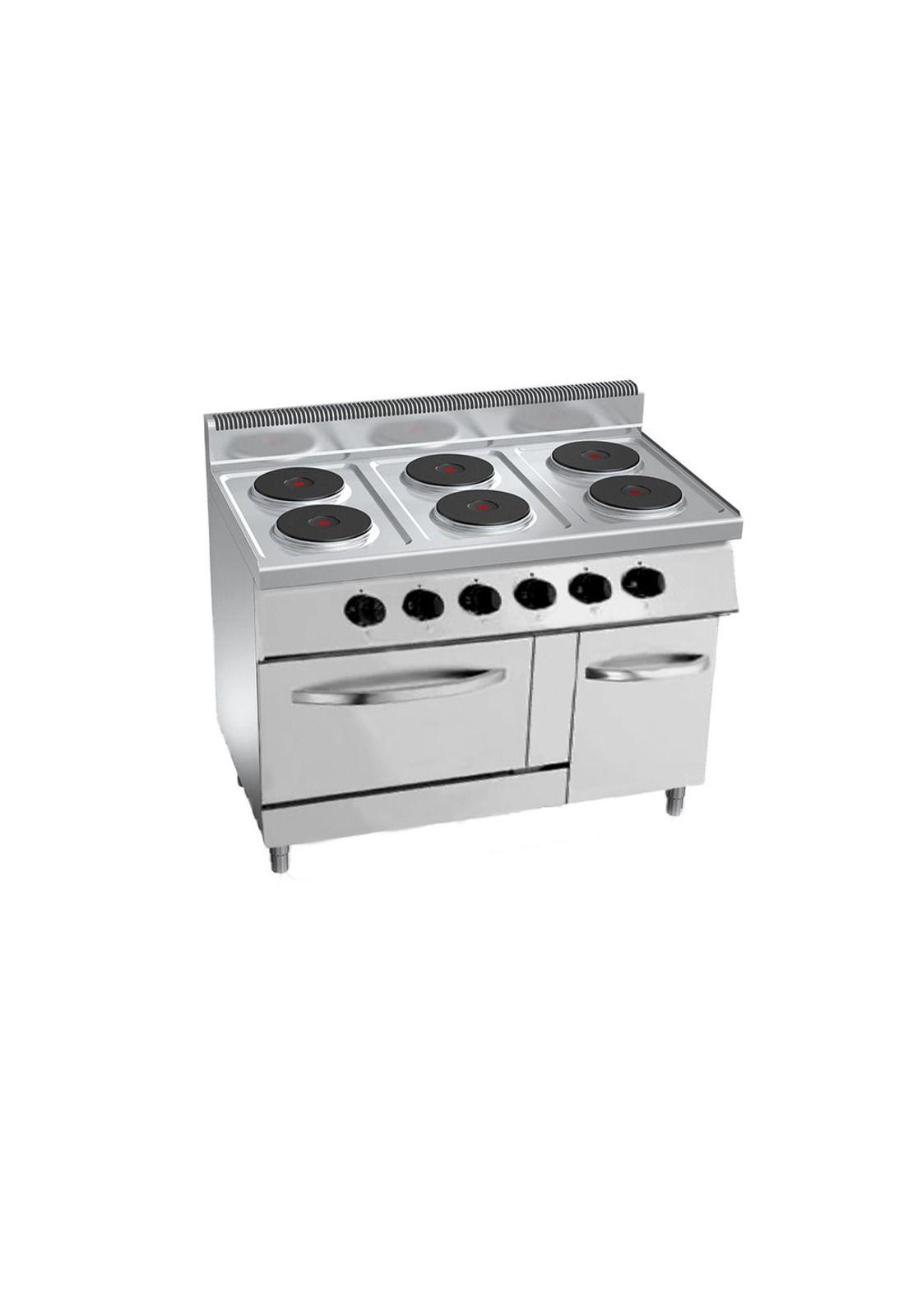 COCINA ELECTRICA 6 PLATOS CON HORNO-1