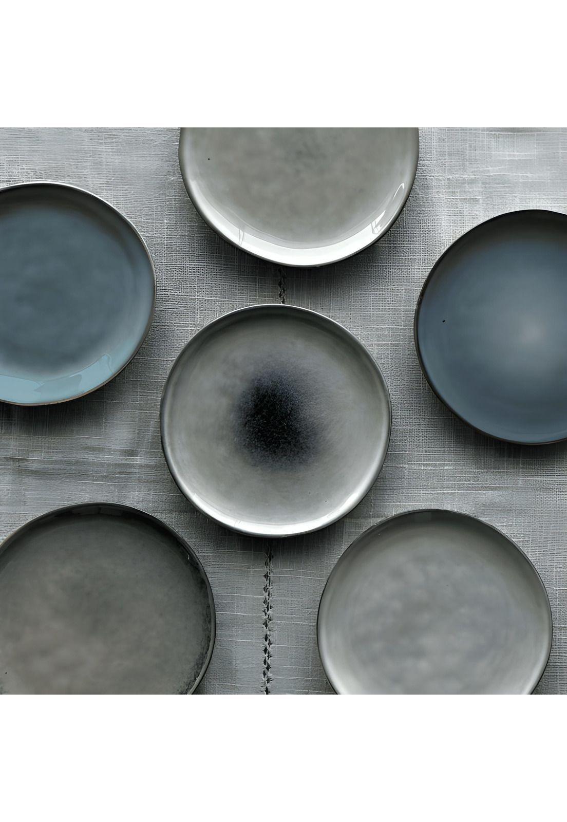 Set Vajilla 18 Piezas Cerámica Línea Terra - Blue dinamic-2