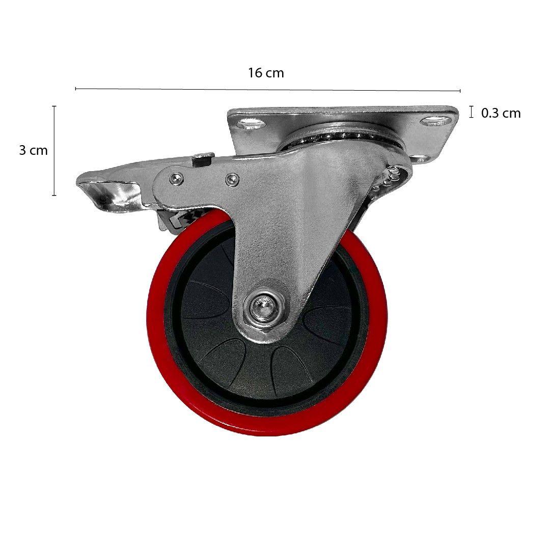 RUEDA CON FRENOS ACERO 4" X 100 MM.-2