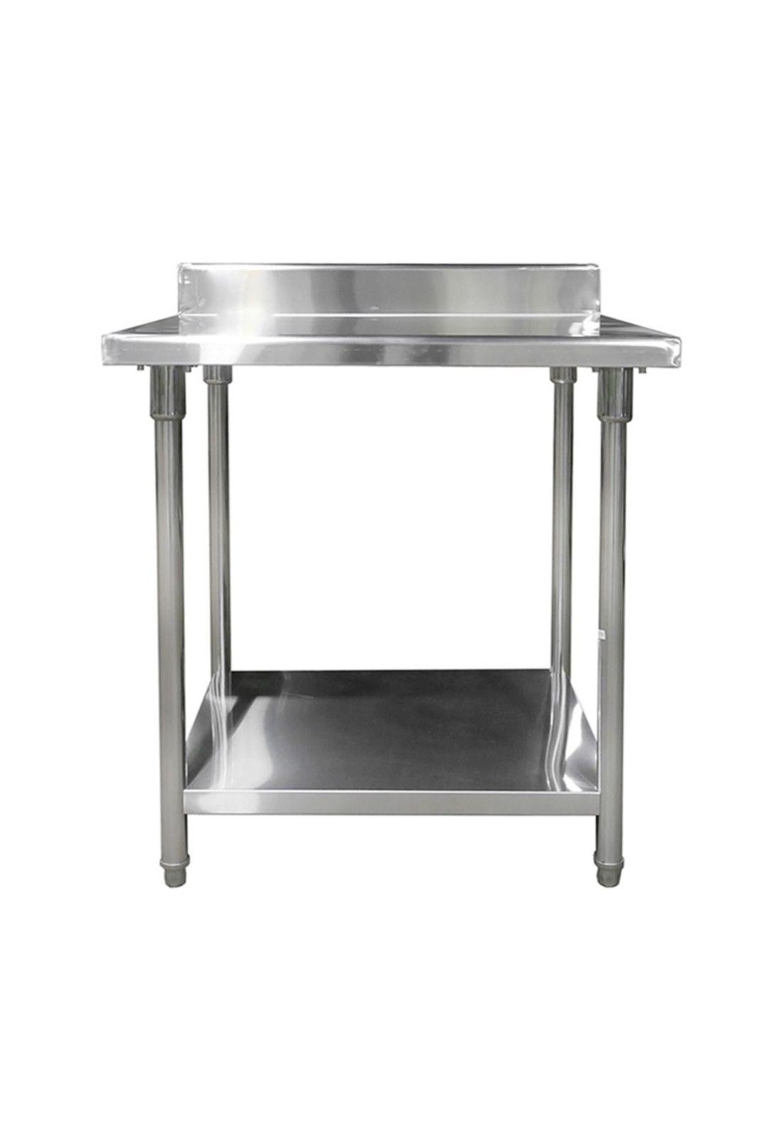 MESÓN CON RESPALDO ACERO INOX 80 X 70 X 85 CM-2