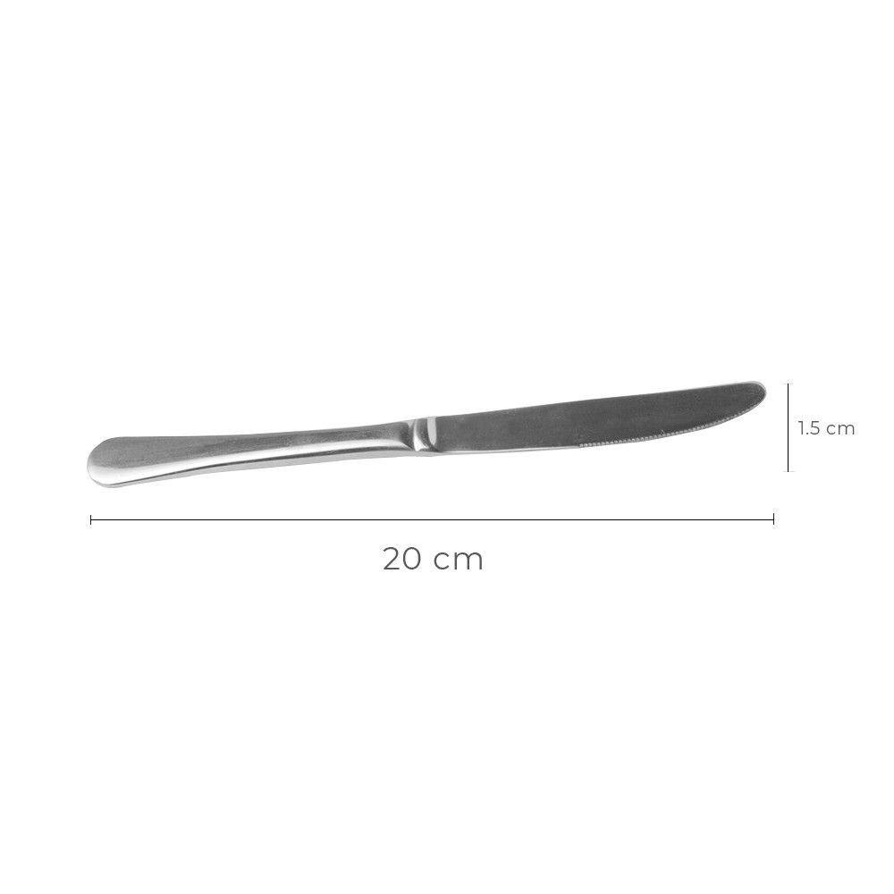 PACK DE 12 CUCHILLO POSTRE LINEA MARIA 18/10 2.5 MM.-2