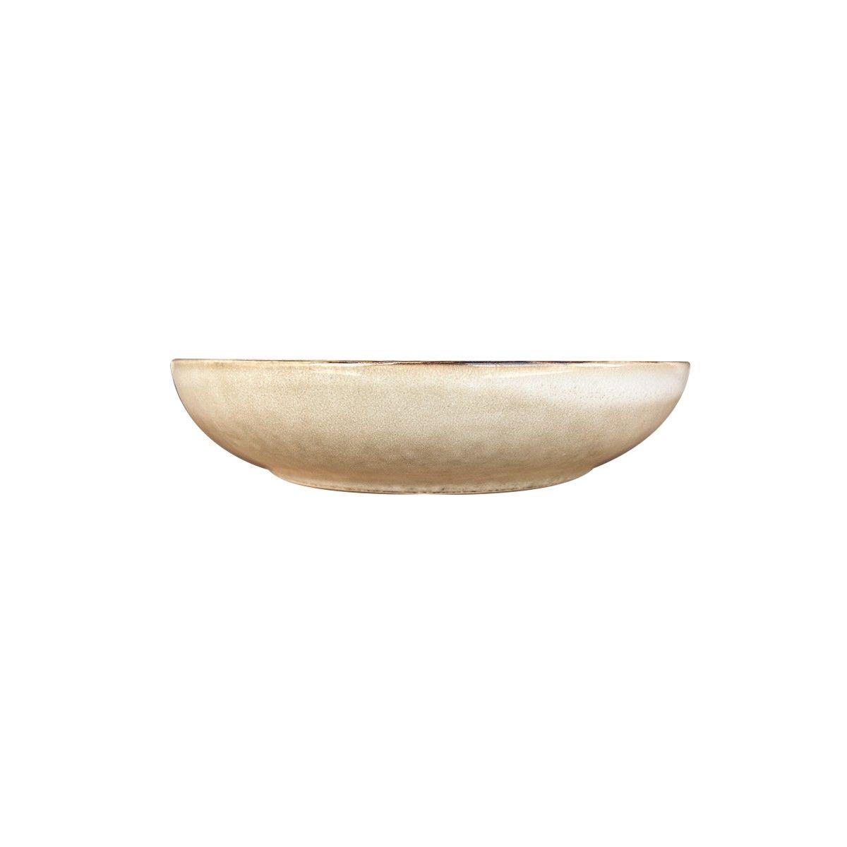 SET 6 BOWL REDONDO CERAMICA 21.8X5 CM BEIGE LINEA OSLO-4