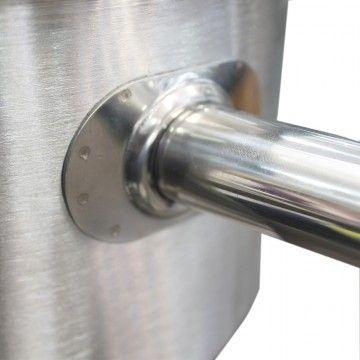 CAZO BAJO ACERO INOXIDABLE CON TAPA Y FONDO DIFUSOR 3.6 LITROS-4