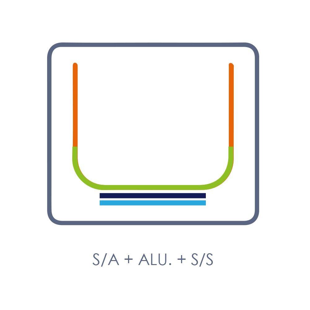 CAZO ALTO ACERO INOXIDABLE CON TAPA Y FONDO DIFUSOR 2.8 LITROS-2