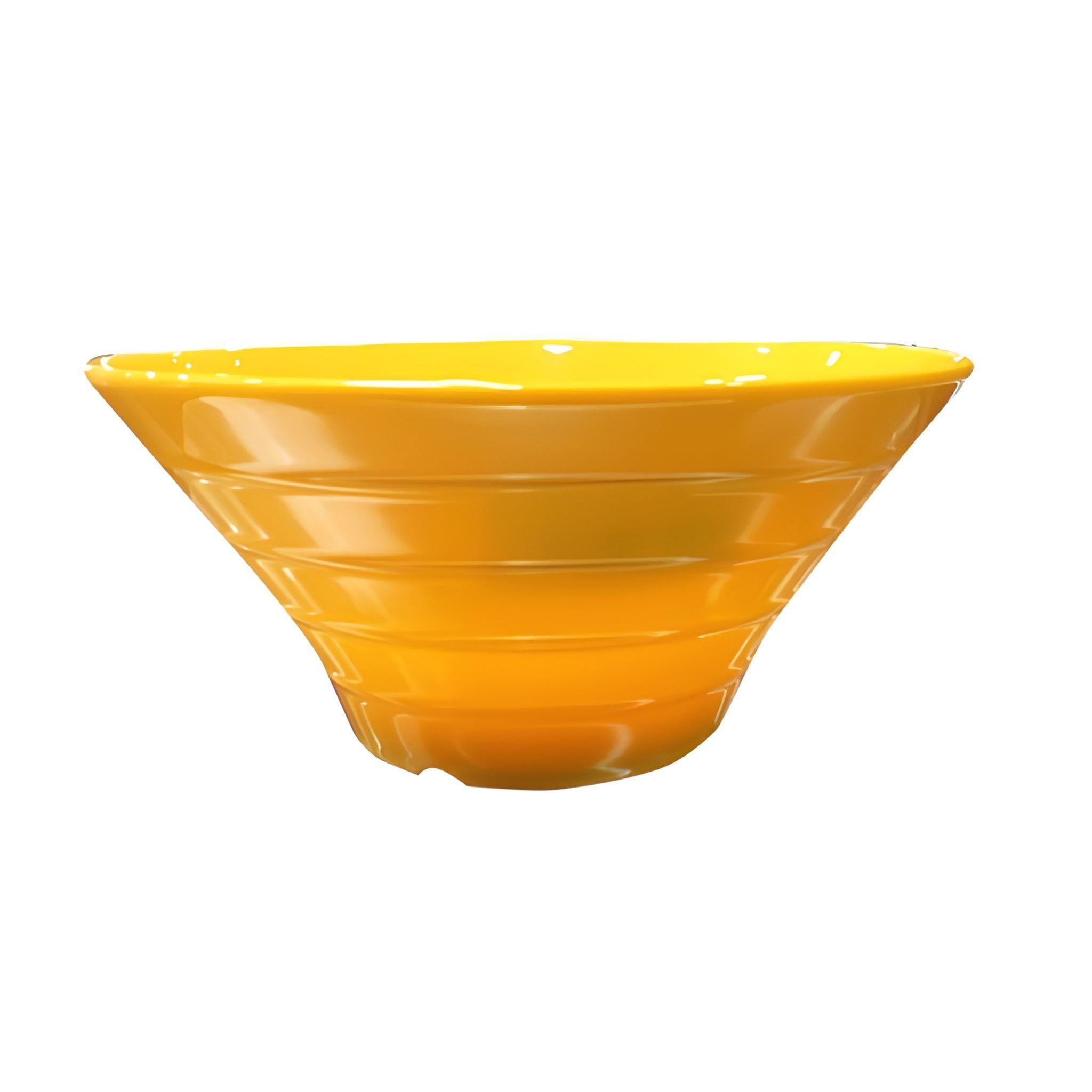 Set De 6 BowlS Redondo Melamina 20 Cm. Amarillo-2