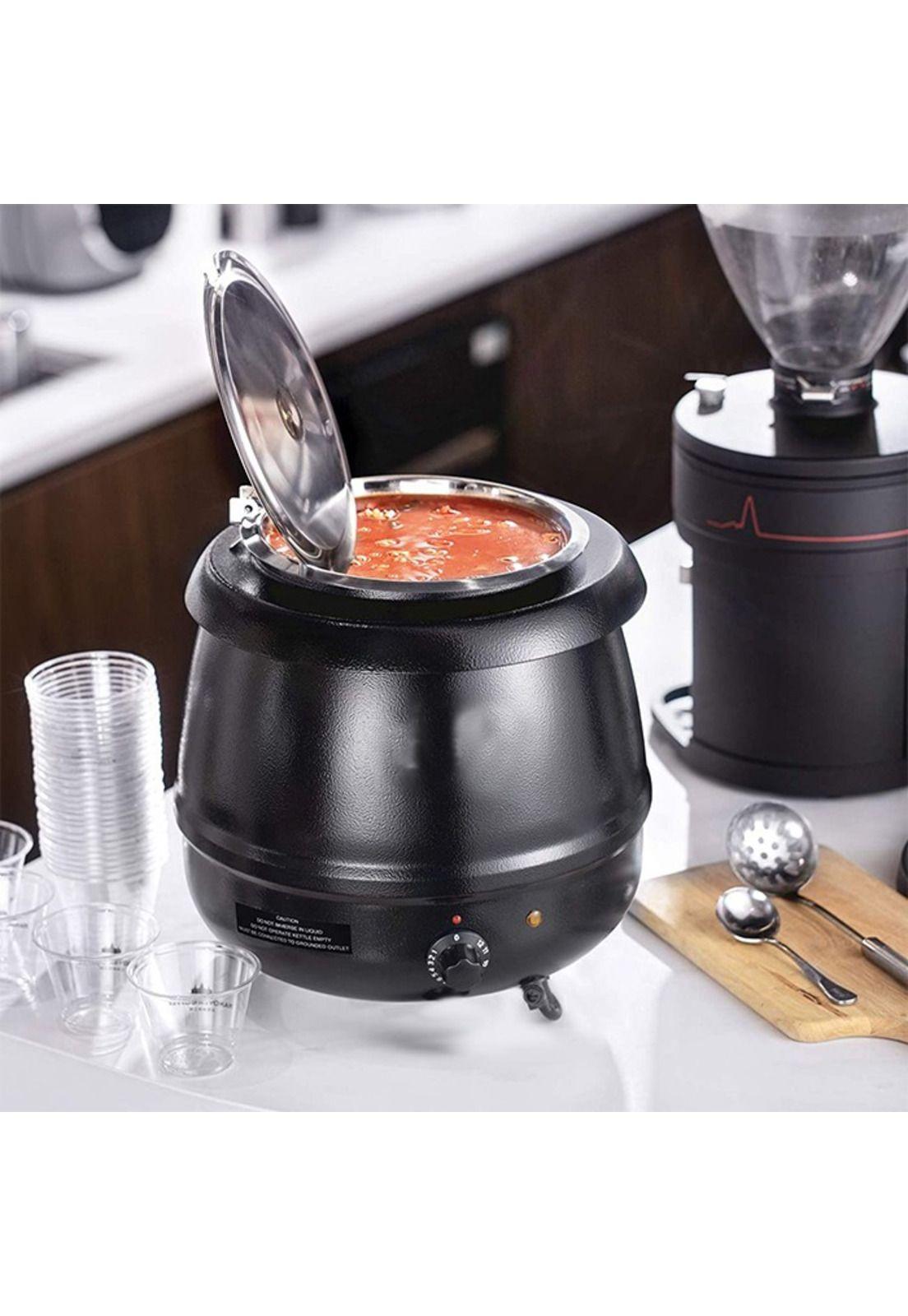 Olla Sopera  Negra 10 Lts At51588-2