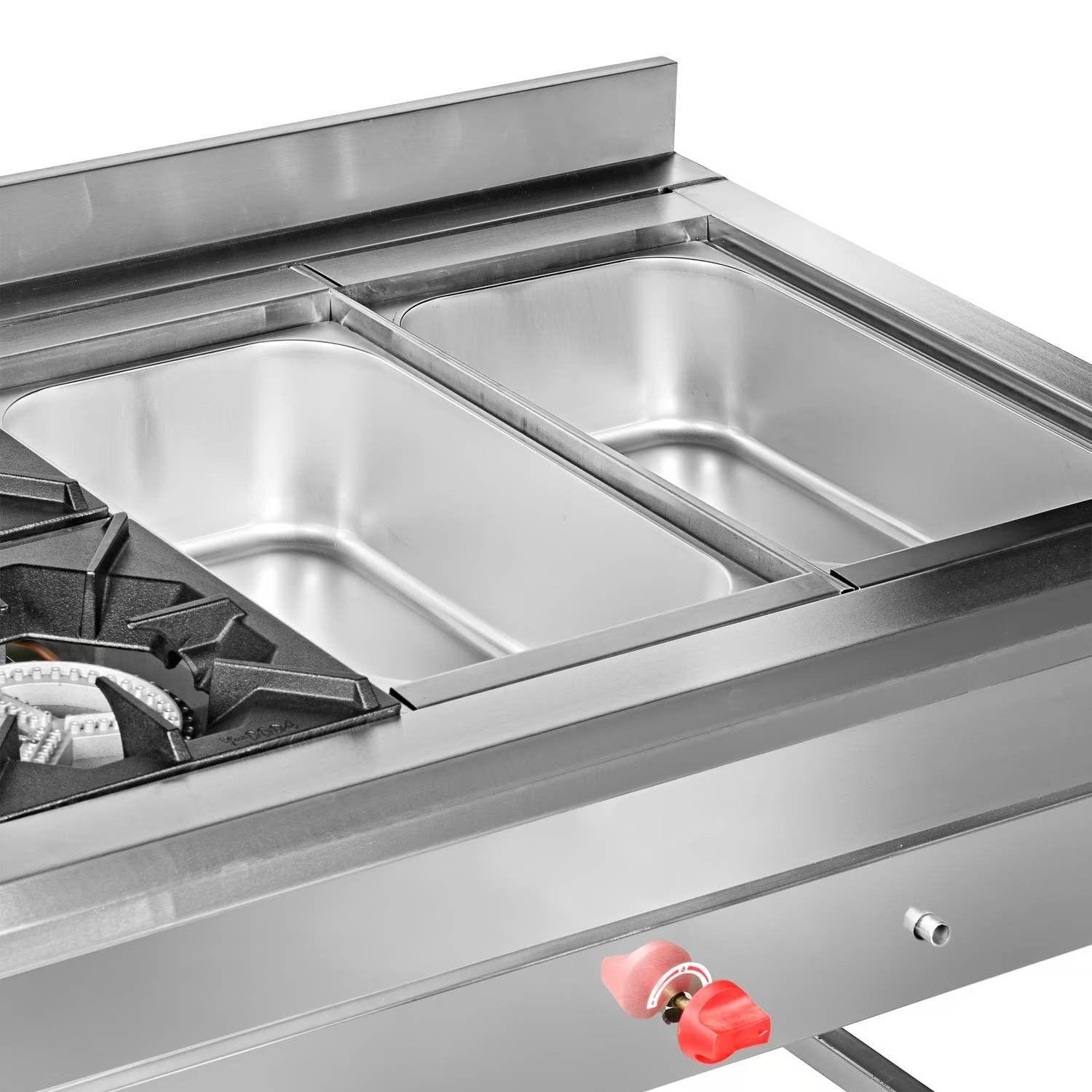 BAÑO MARIA 2 DEPÓSITOS + 2 QUEMADORES GLP VOLTER-2