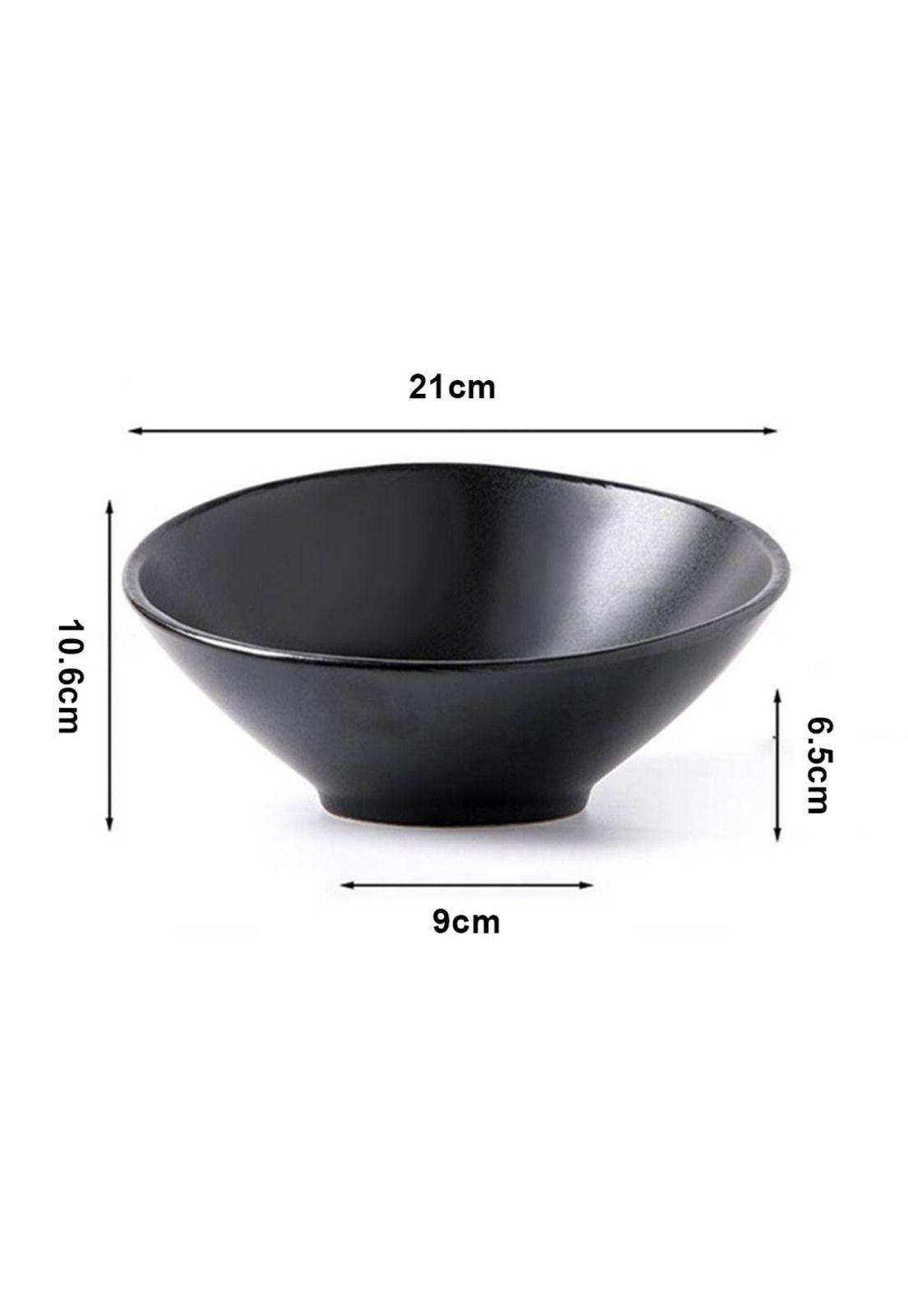 BOWL MELAMINA CASCADA NEGRO 21 X 10.6 CM-3