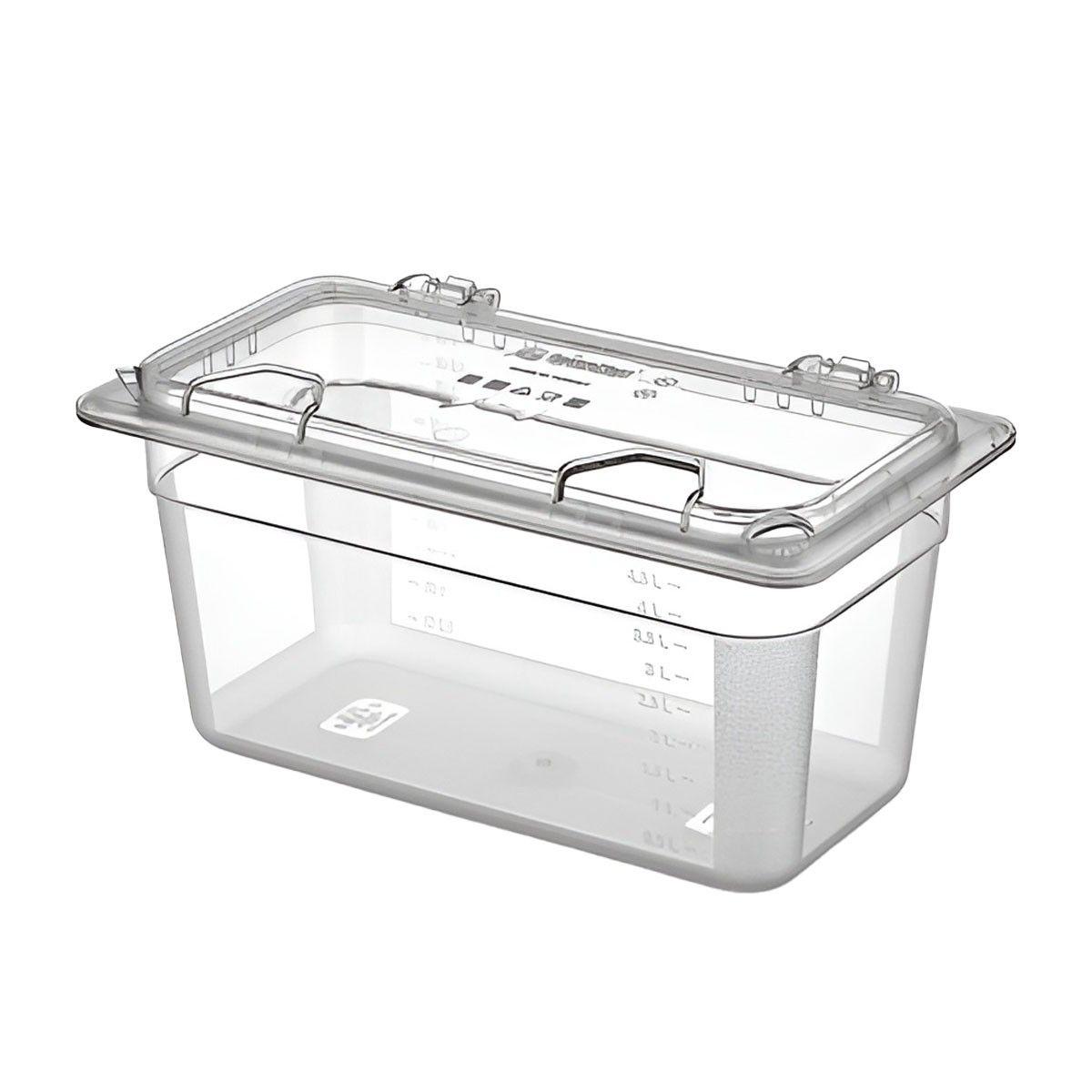 TAPA POLICARBONATO CON ORIFICIO GN 1/3 FLIP LID-2