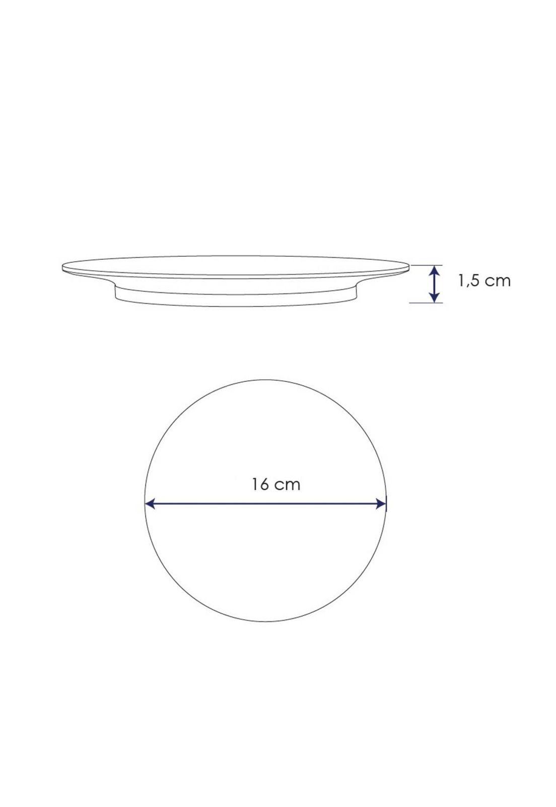 Plato Melamina 16 Cm. Rojo-5