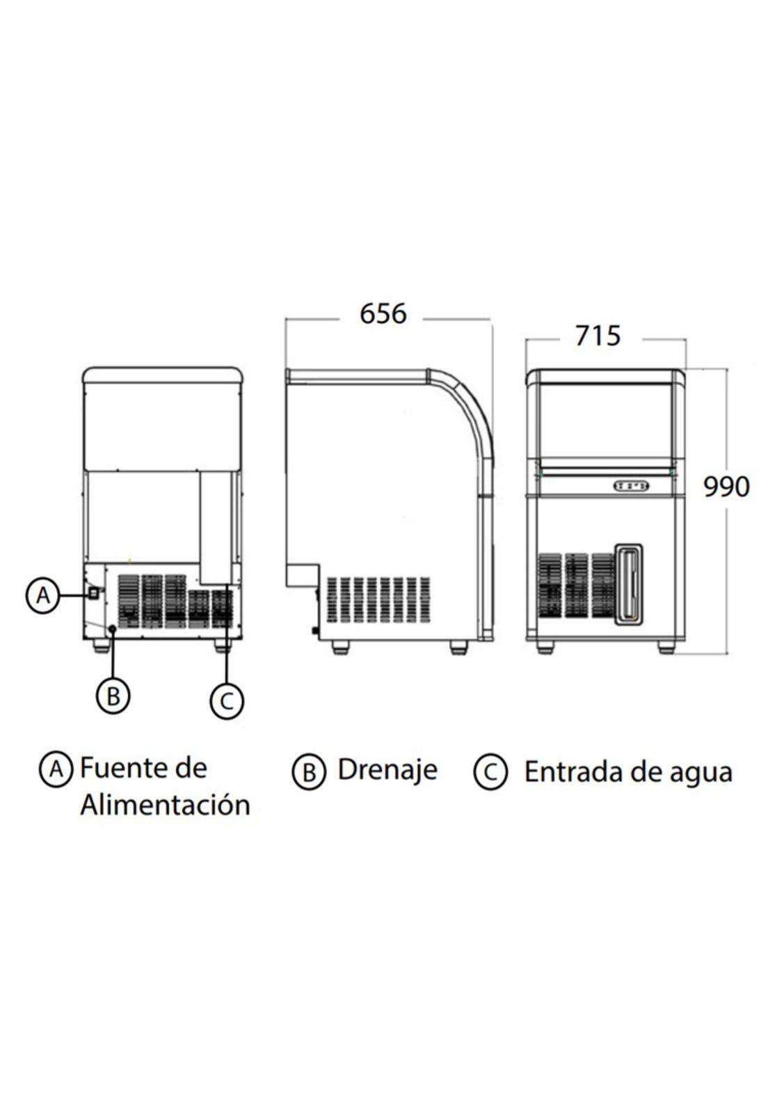 Maquina De Hielo Zbf-90-4